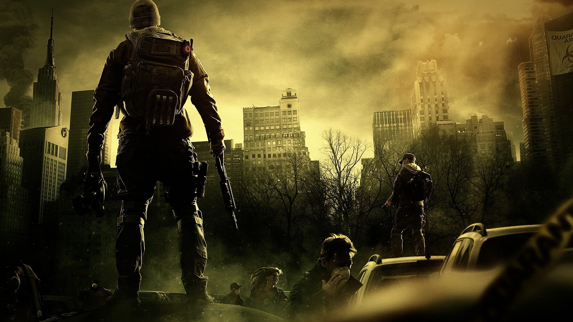 1080P, apocalyptic, cityscape, Tom Clancys The Division, video games, HD Wallpaper