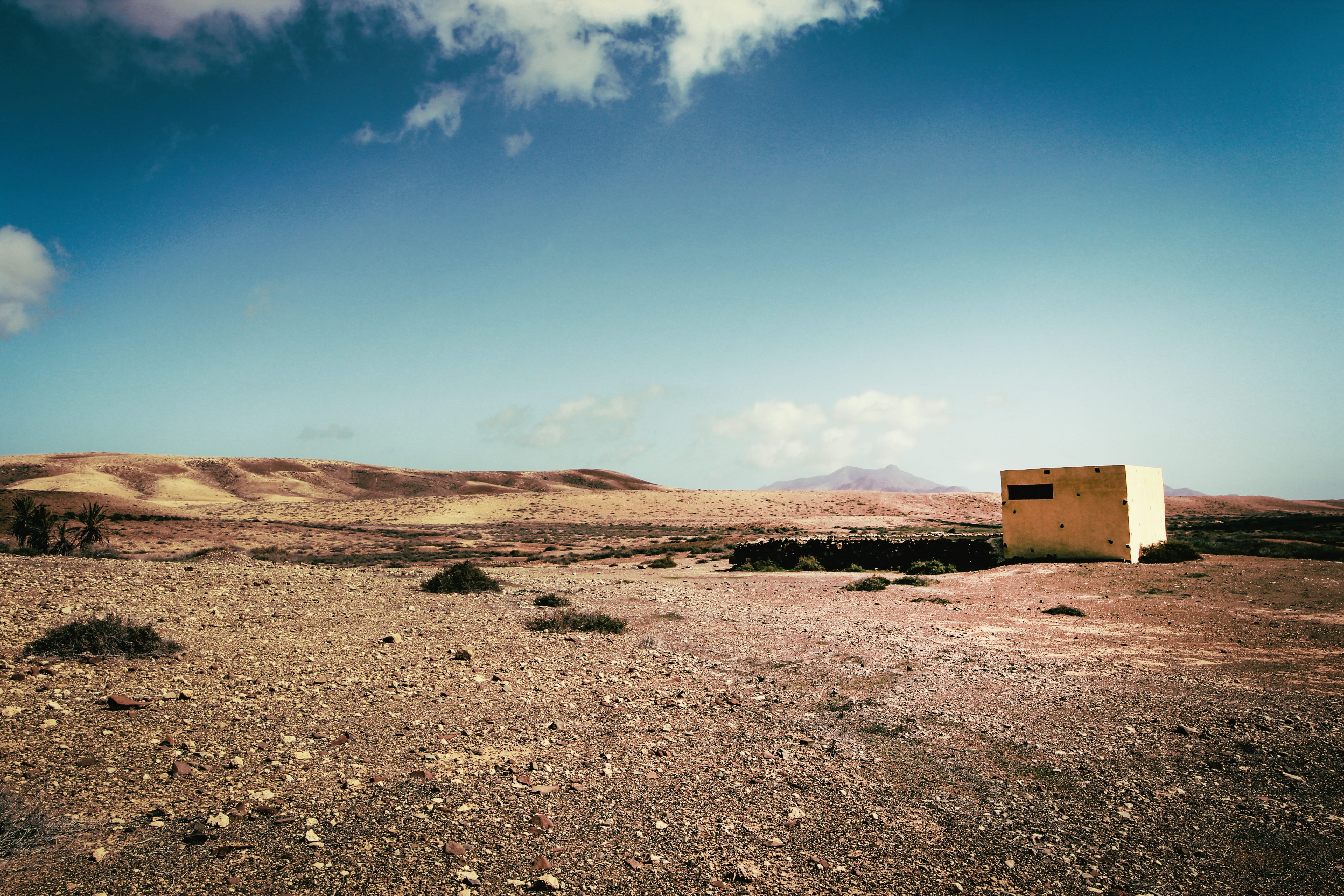 nature, no people, wasteland, tranquil scene, deserted, sky, abandoned, bunker, desert, road, land, arid climate, building, non-urban scene, outdoors, sunlight, HD Wallpaper
