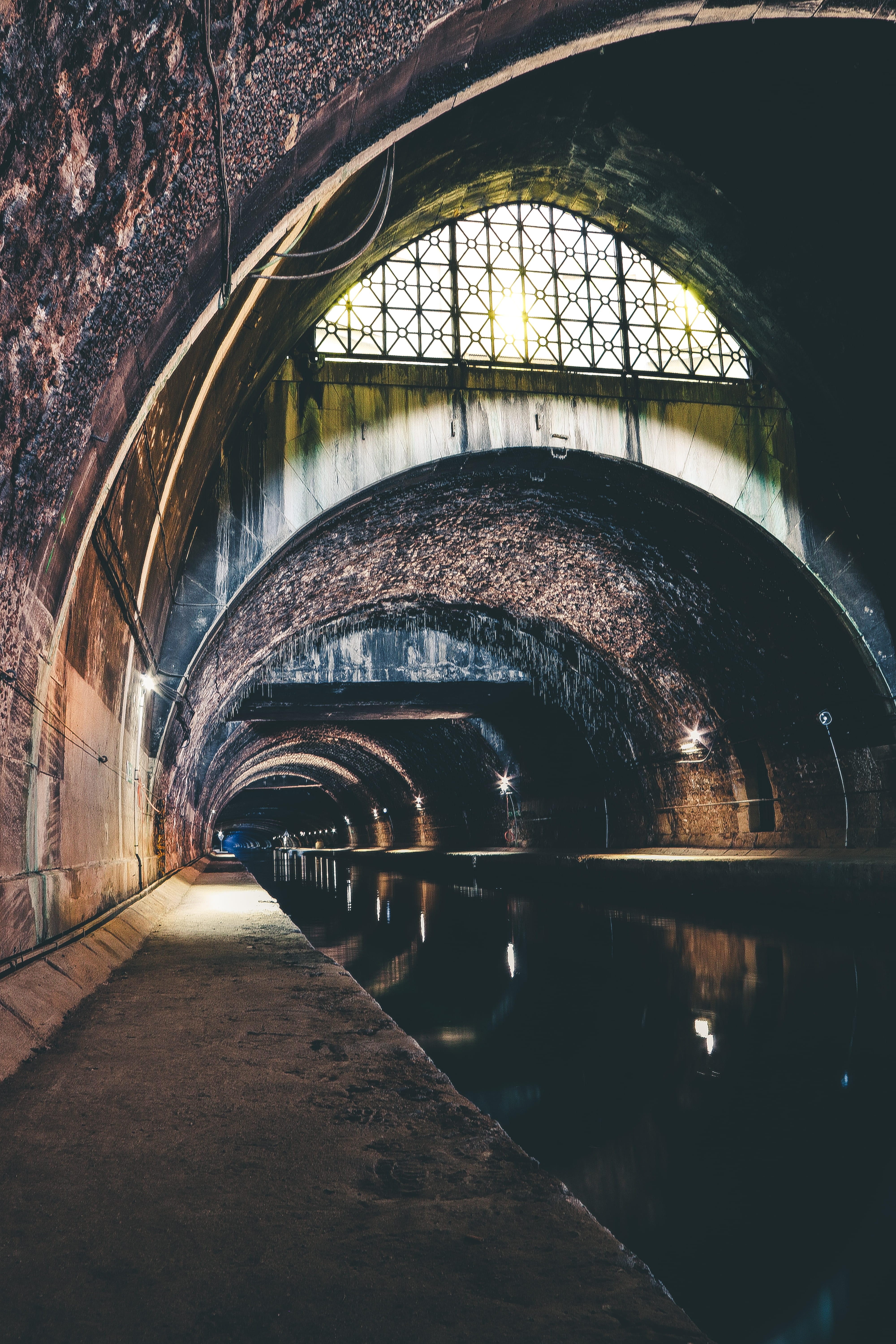 direction, old, building, staircase, paris, corridor, empty, day, indoors, france, transportation, arched, arch bridge, nature, banister, underground, the way forward, Phone HD Wallpaper