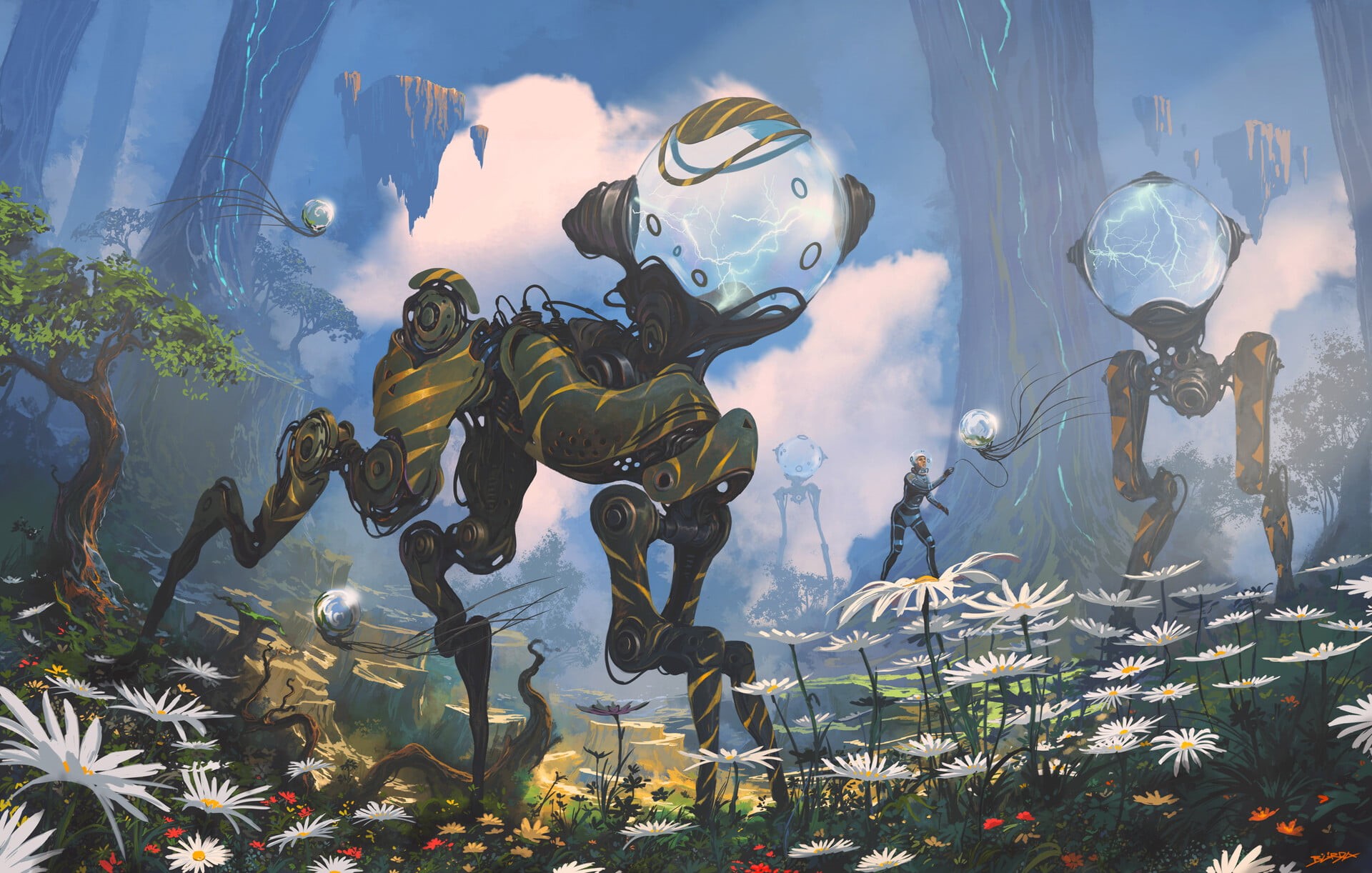 artwork, science fiction, Alejandro Burdisio, 1080P, HD Wallpaper