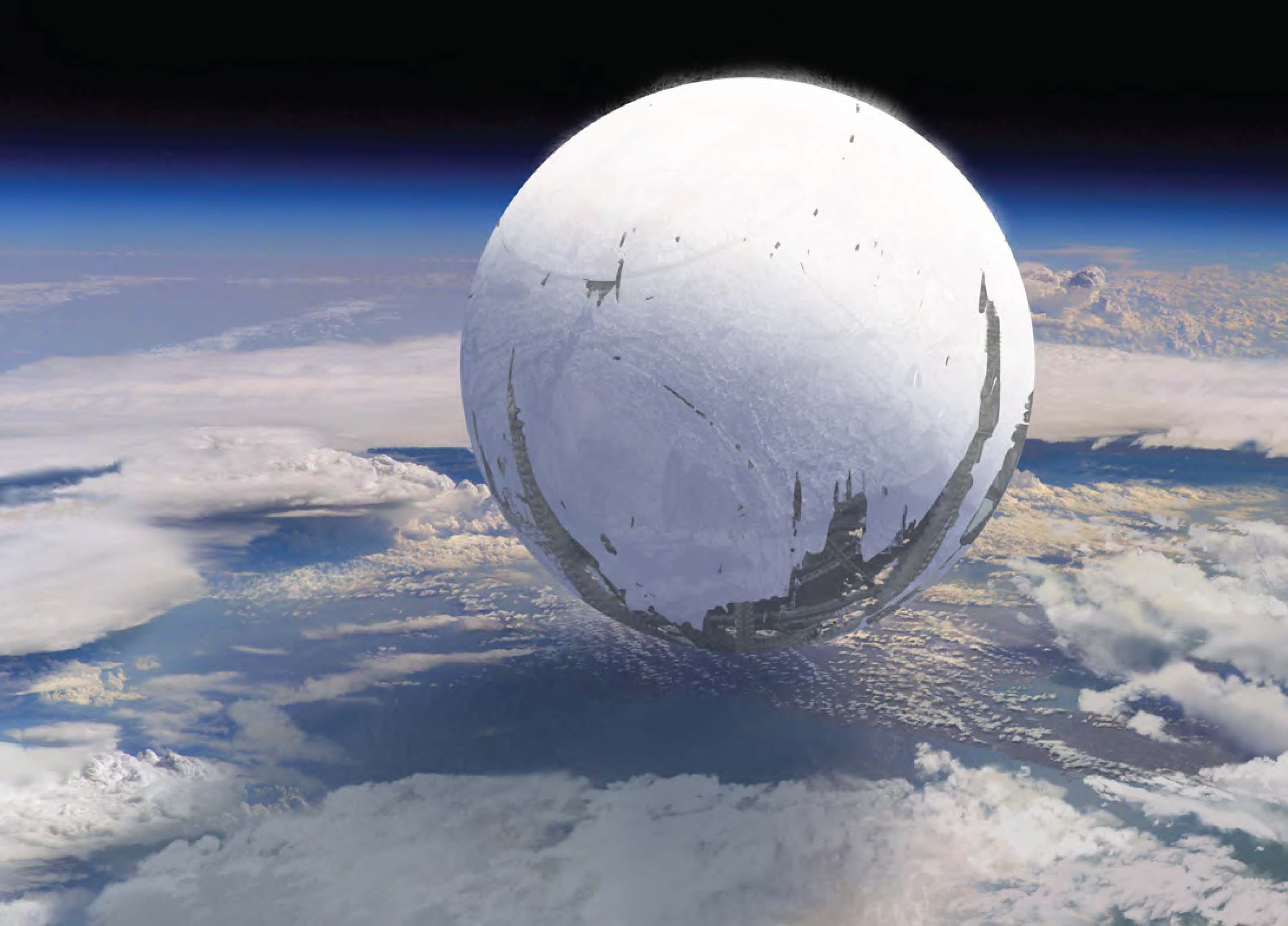 cloud - sky, snow, Futuristic, Fighting, winter, globe - man made object, beauty in nature, environment, sky, space, scenics - nature, nature, sci, Destiny, HD Wallpaper