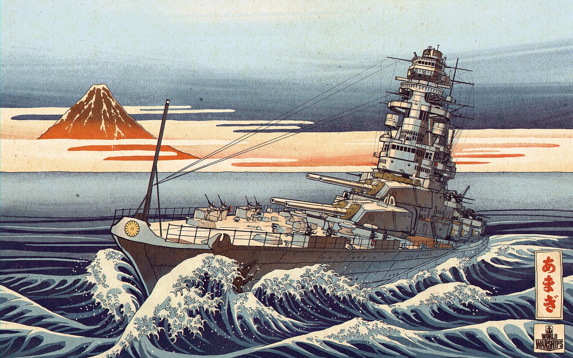 World of Warships, 1080P, HD Wallpaper