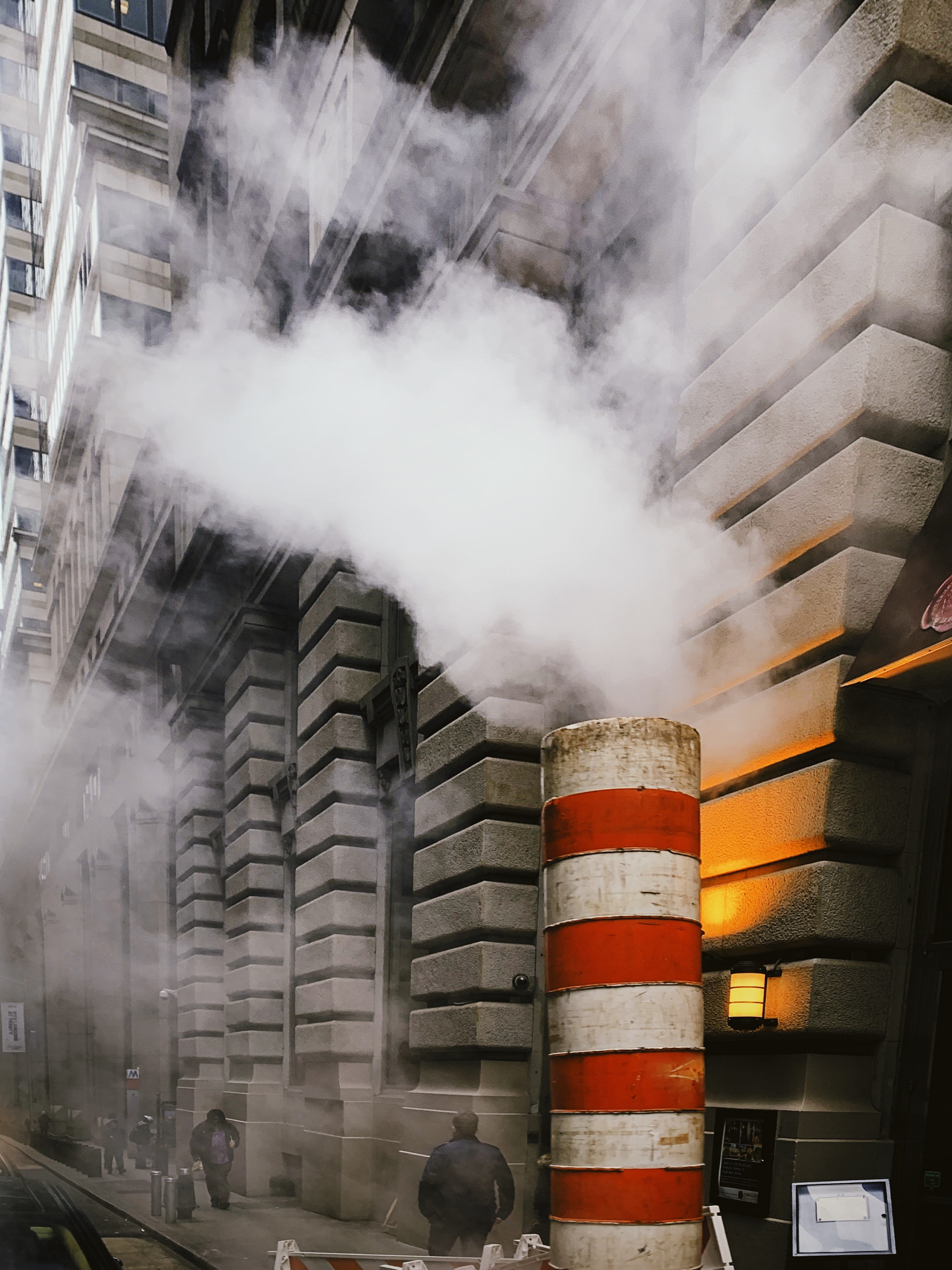 smoke stack, engine, vehicle, nature, urban, white, factory, emitting, industry, train, metropolis, environmental issues, 4K, smoke - physical structure, Phone HD Wallpaper