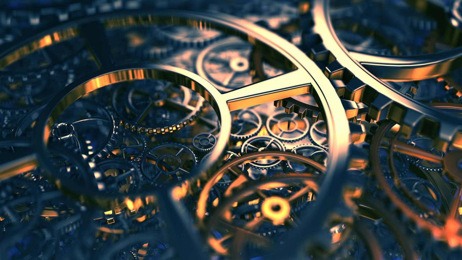 gears, mechanic, steampunk, Others, 1080P, HD Wallpaper
