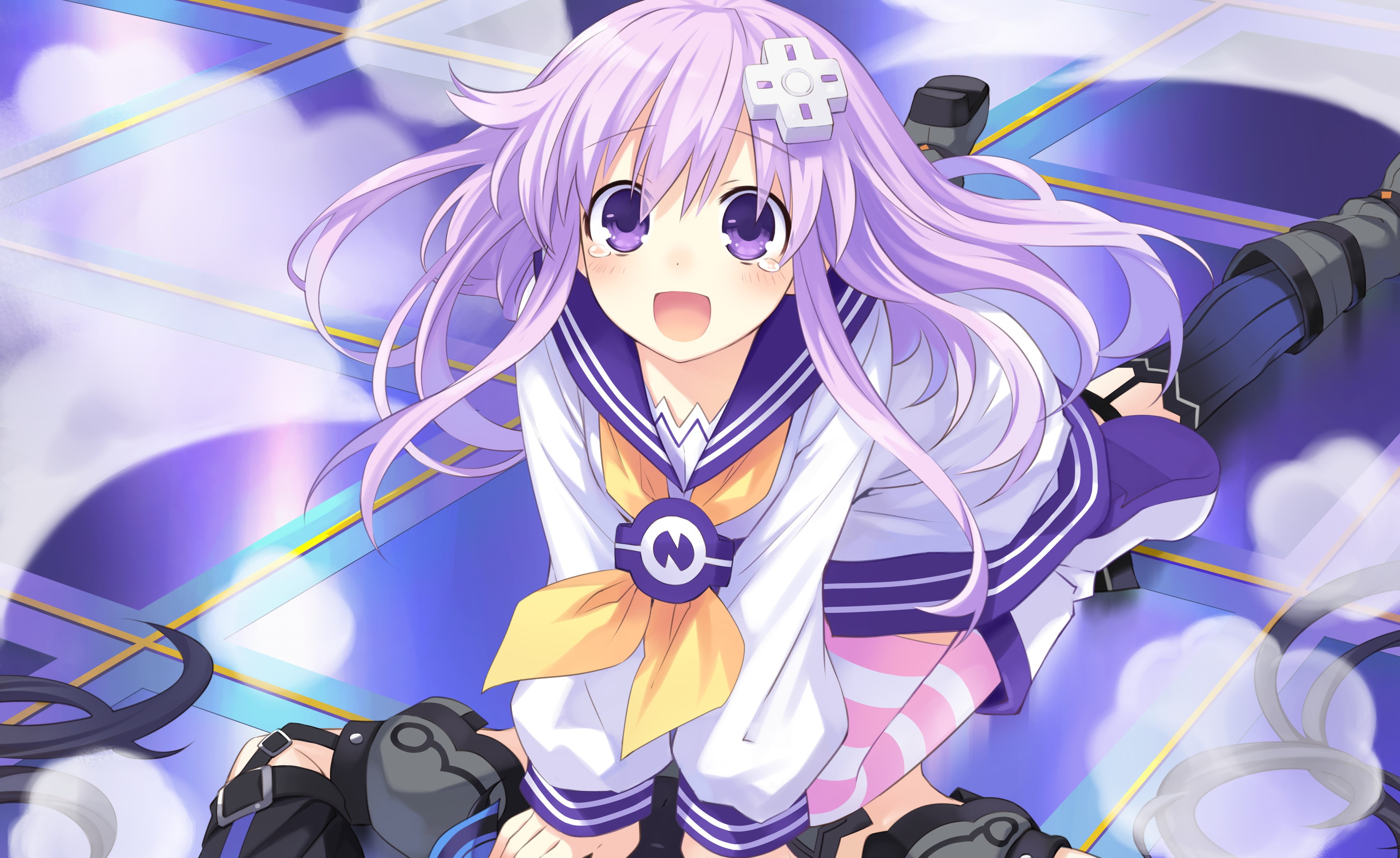 Hyperdimension Neptunia, 4K, Nepgear (Hyperdimension Neptunia), Noire (Hyperdimension Neptunia), HD Wallpaper