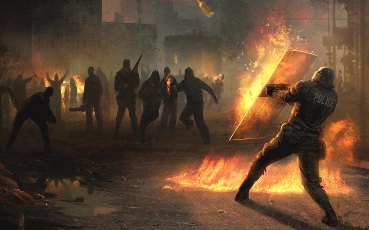 revolution , crowd, adult, flame, heat - temperature, weapon, motion, illustration, group of people, Rebels, fire, riot, fire - natural phenomenon, armed forces, HD Wallpaper