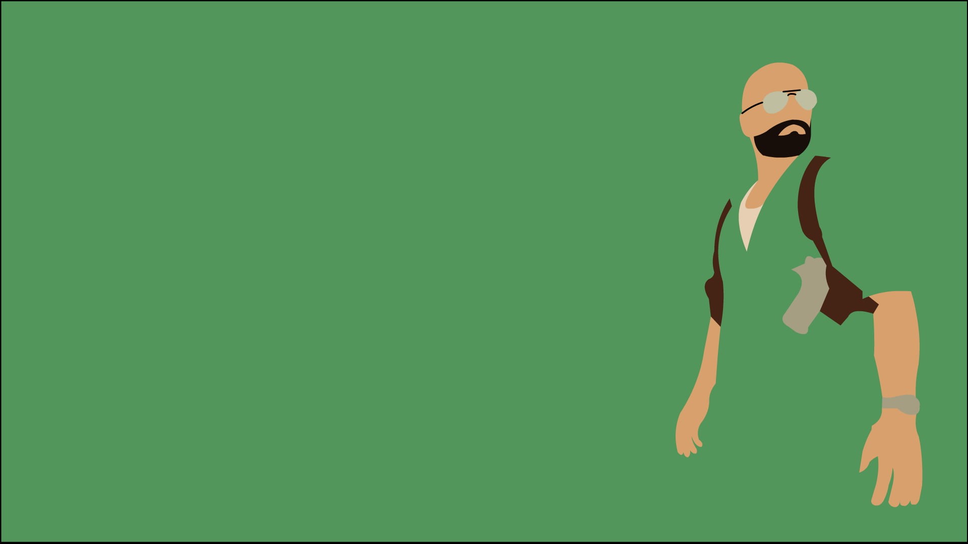 copy space, minimalism, yellow, green color, representation, single object, human representation, green background, colored background, male likeness, no people, HD Wallpaper