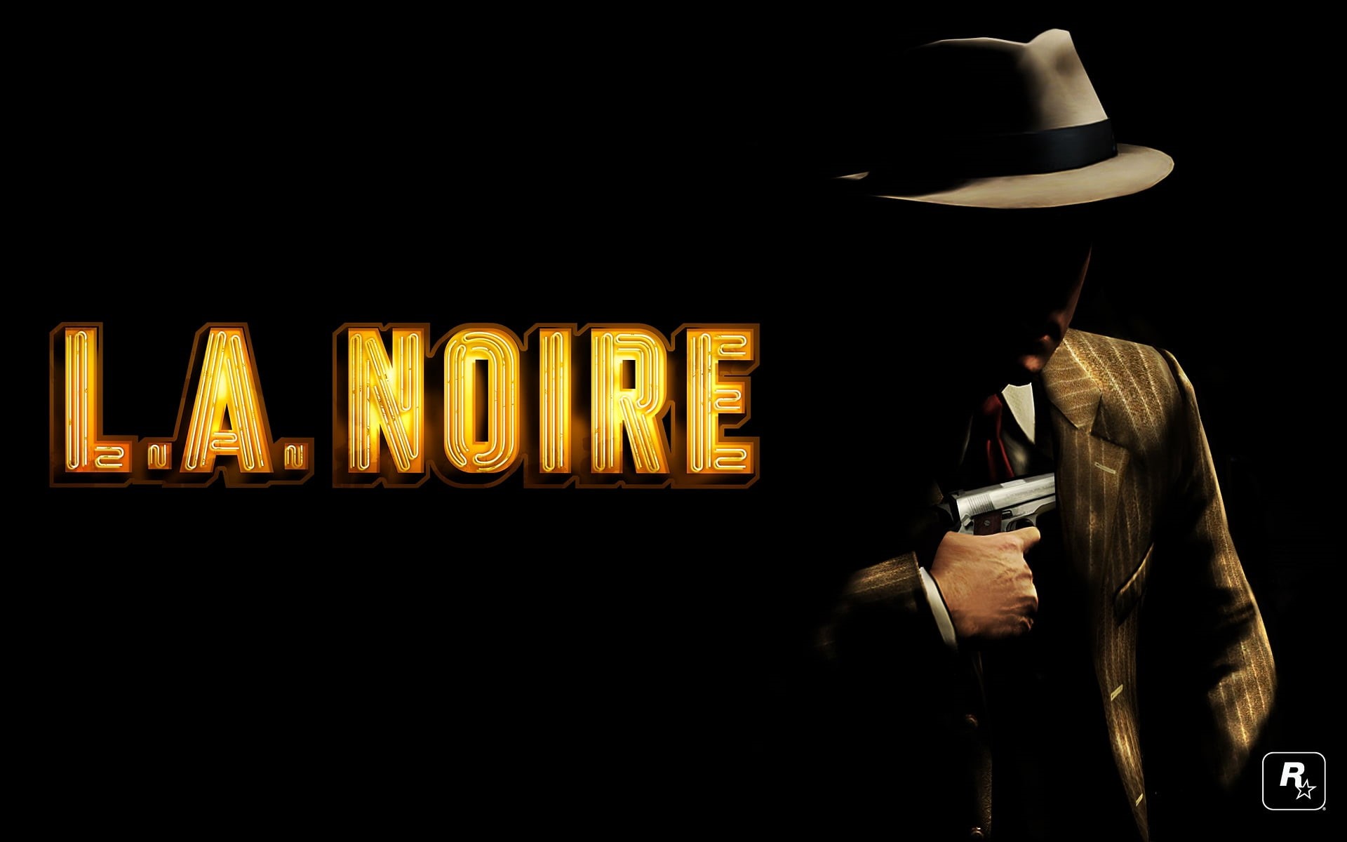 real people, cowboy, black background, clothing, adult, digital, people, communication, copy space, 1080P, capital letter, neon, men, suit, nightlife, HD Wallpaper