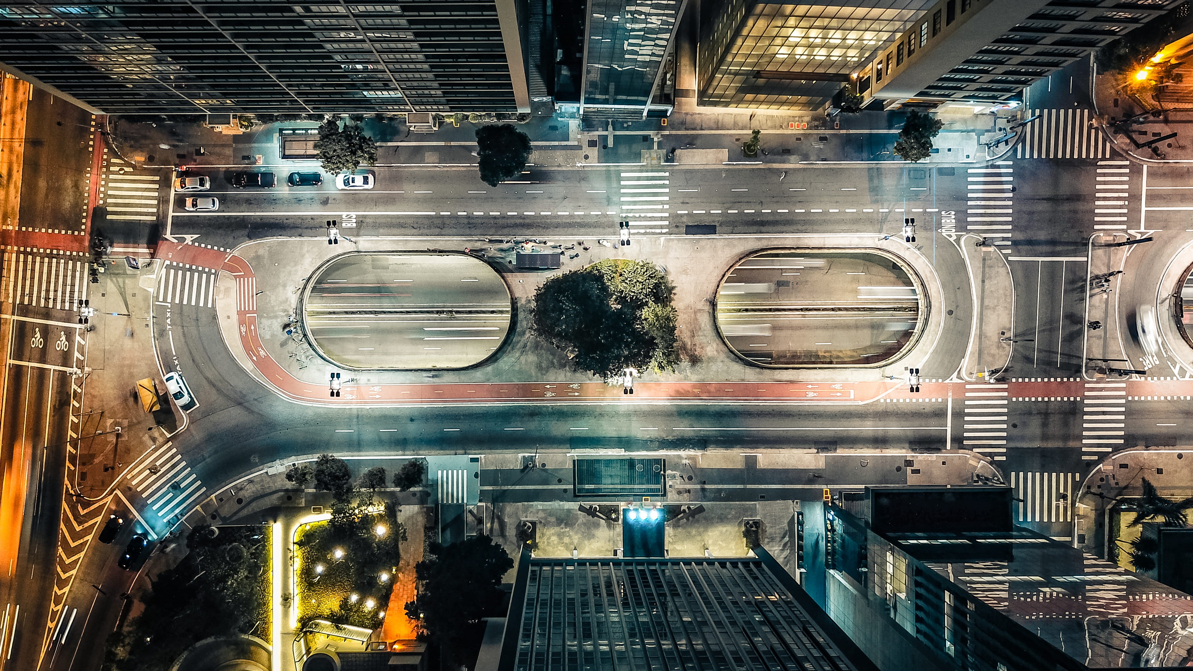 scenery, consolação, travel, illuminated, land vehicle, building exterior, town, train, person, office building, car, aerial, street, transportation, water, HD Wallpaper