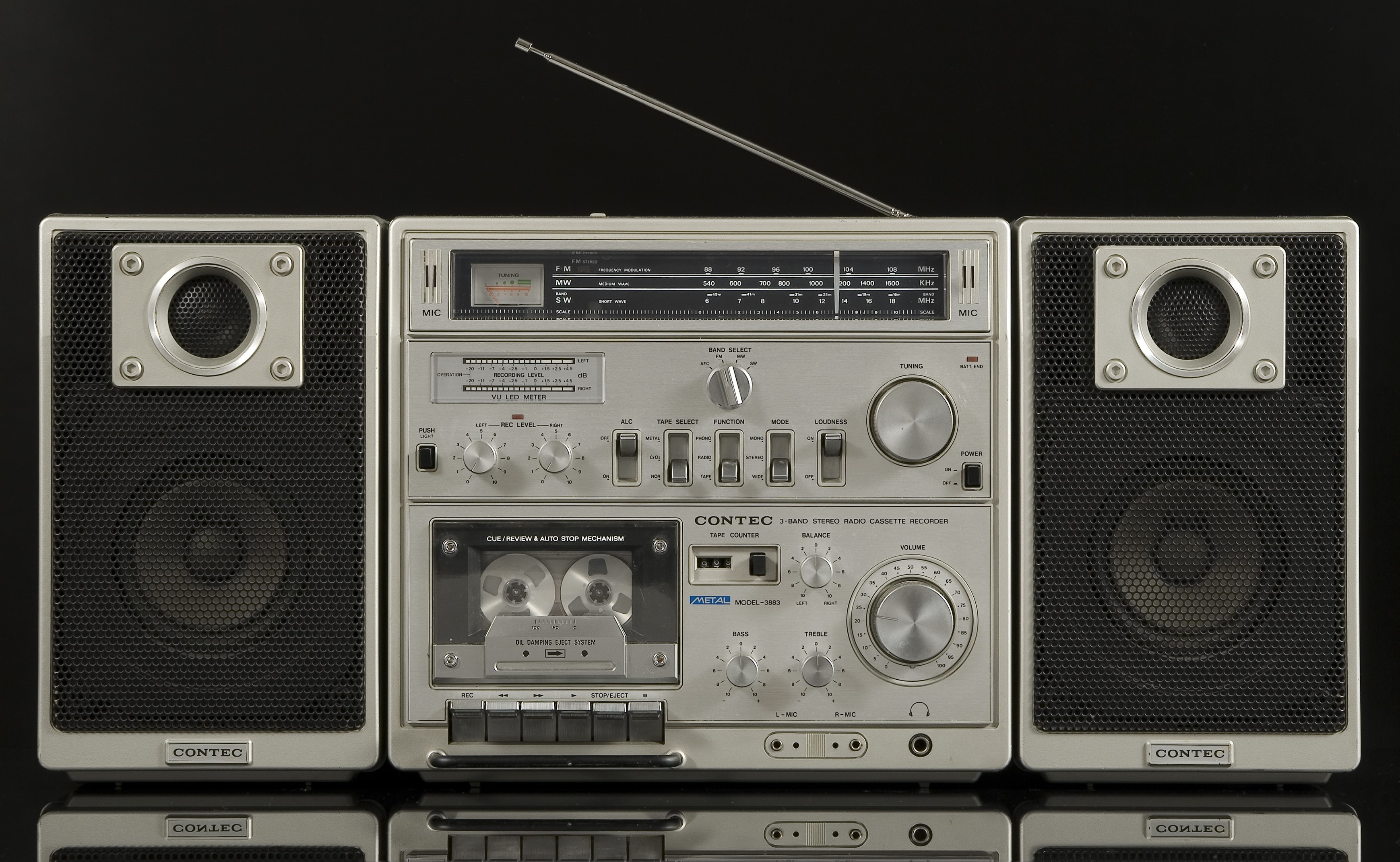 music, audio electronics, communication, retro styled, gray, no people, old, analog, stereo, retro, equipment, classic, tape, audio equipment, connection, HD Wallpaper