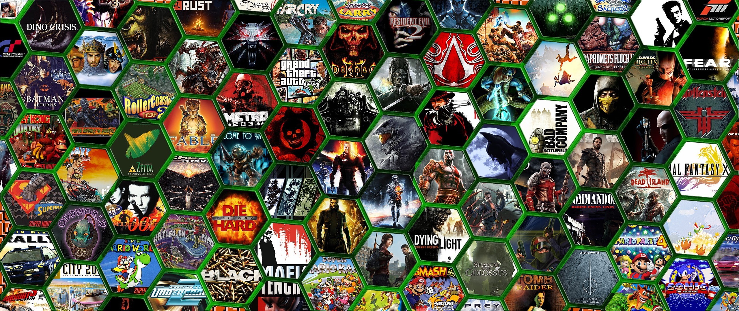 assassins creed, Fallout, Fan Art, Mafia, video games, 2K, Gears Of War, deus ex, Diablo, Fable, HD Wallpaper