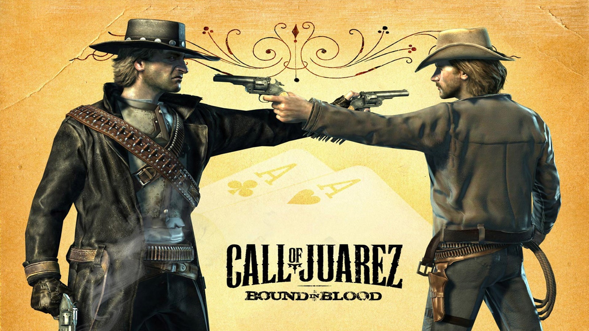 males, text, representation, anger, men, creativity, art and craft, cowboy, call of juarez bound in blood, clothing, aggression, people, three quarter length, HD Wallpaper
