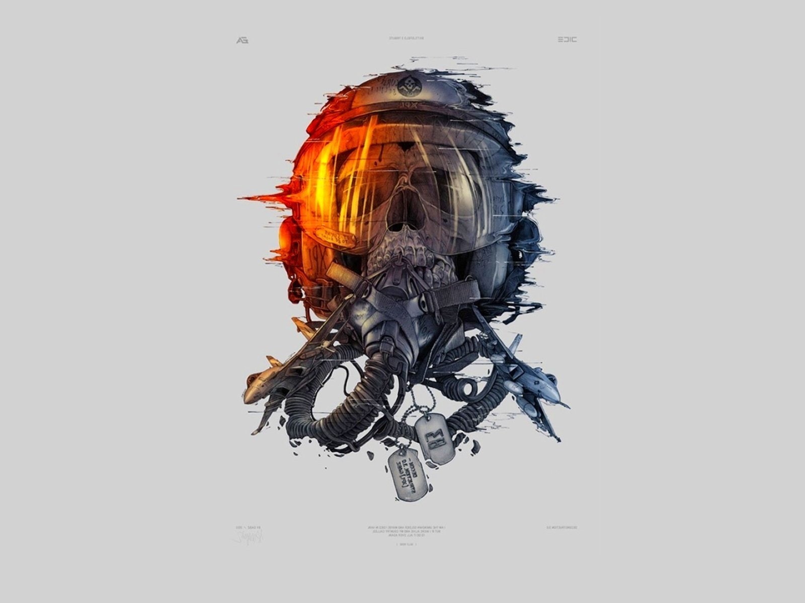 Battlefield, 720P, Battlefield 3, Skull, HD Wallpaper