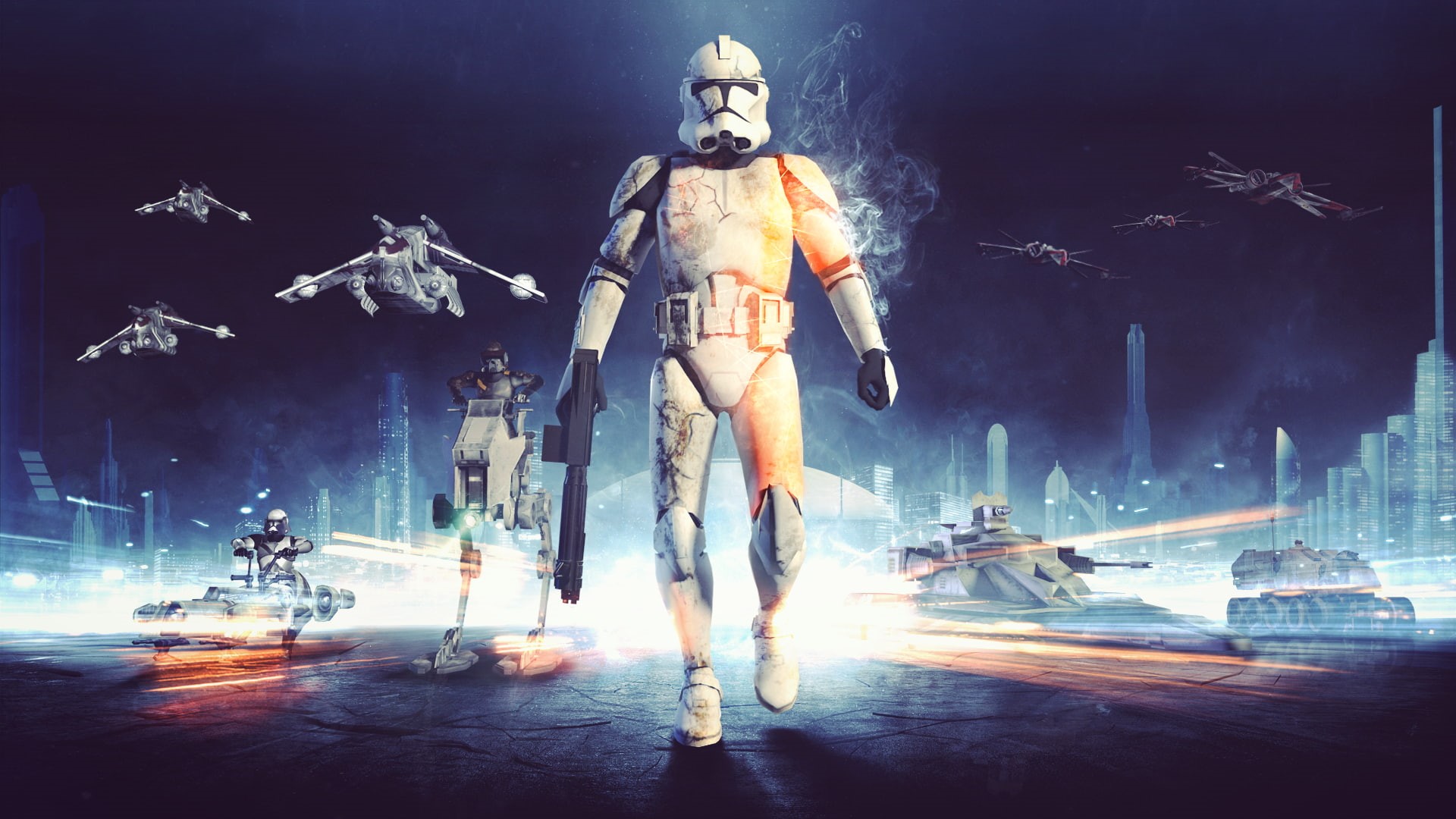 star wars battlefront, clone trooper, 1080P, Games, HD Wallpaper