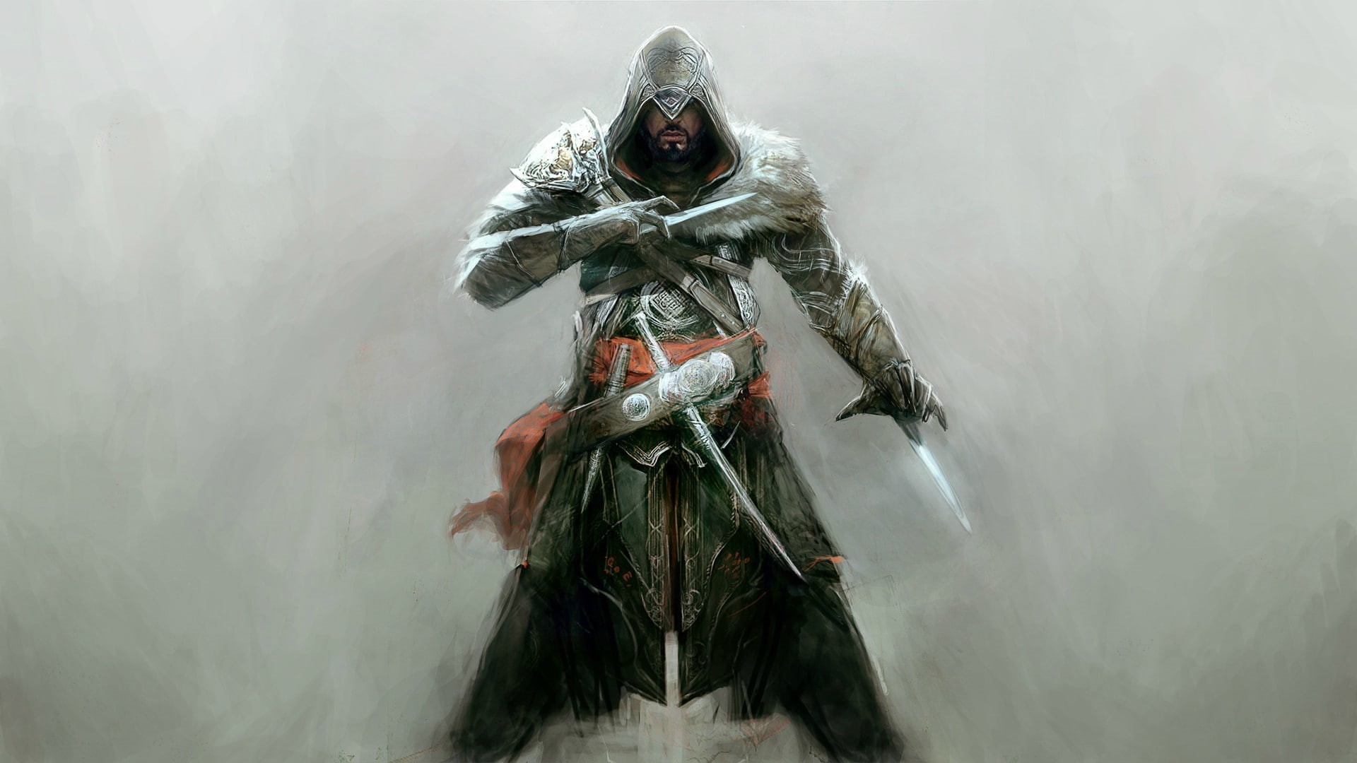 unrecognizable person, clothing, costume, digital composite, arts culture and entertainment, disguise, indoors, feather, Assassins Creed, Ezio Auditore da Firenze, HD Wallpaper