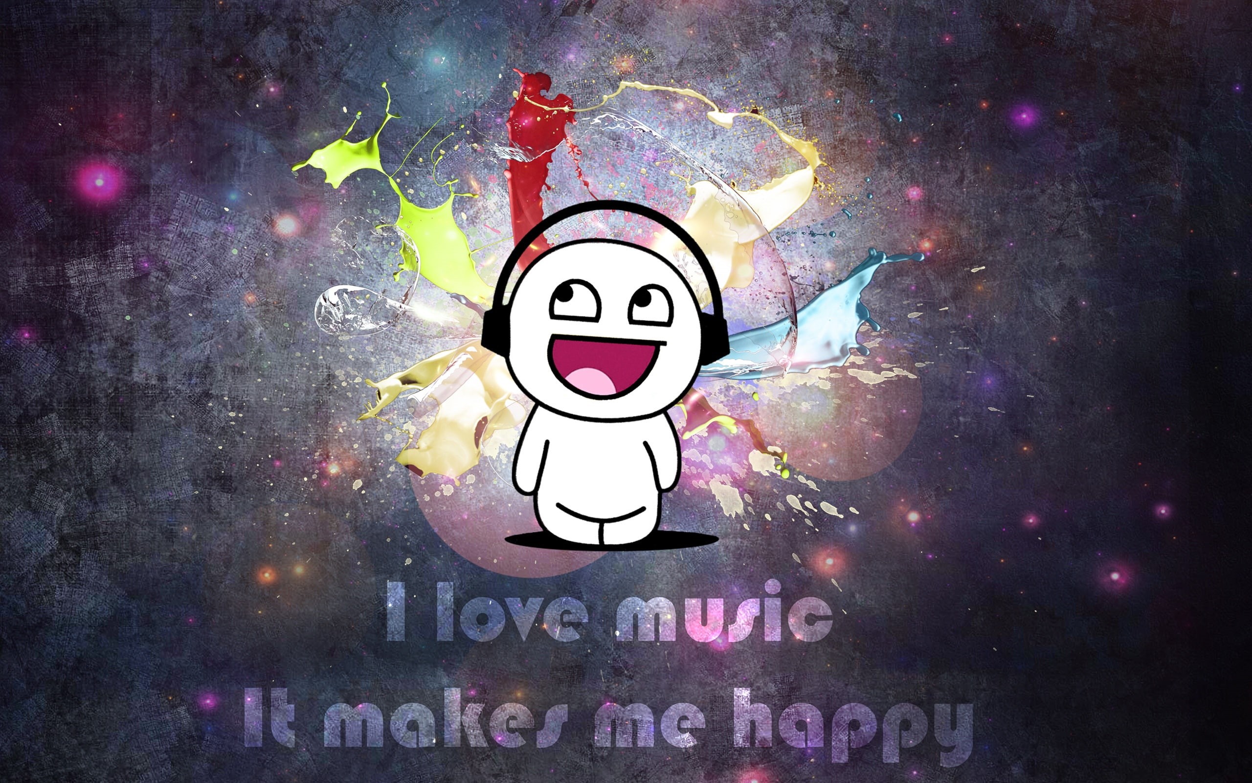 Happy, 2K, makes, Love, Music, HD Wallpaper
