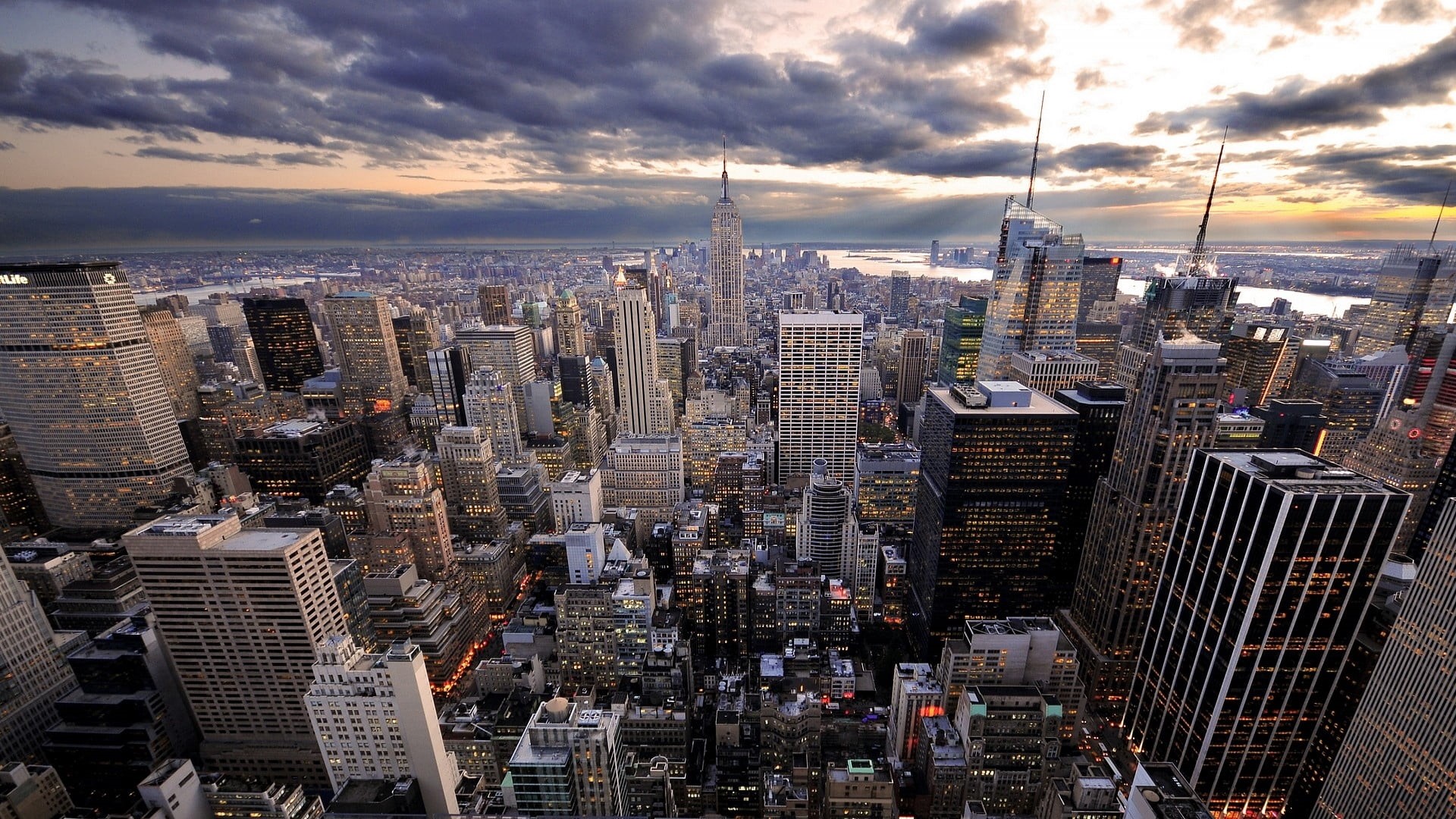 building, city, travel Locations, uSA, business, high Angle View, panoramic, midtown Manhattan, building Exterior, settlement, spire, downtown District, HD Wallpaper