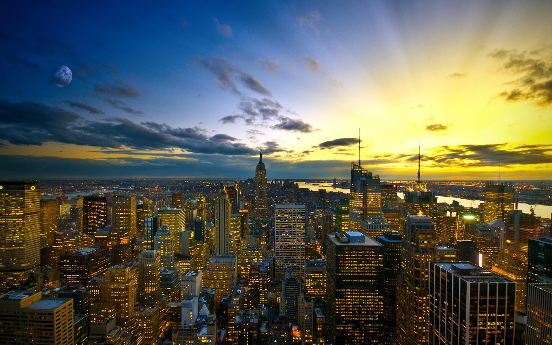 skyscraper, building exterior, residential district, travel, city, crowded, outdoors, financial district, built structure, sunlight, architecture, tall - high, HD Wallpaper