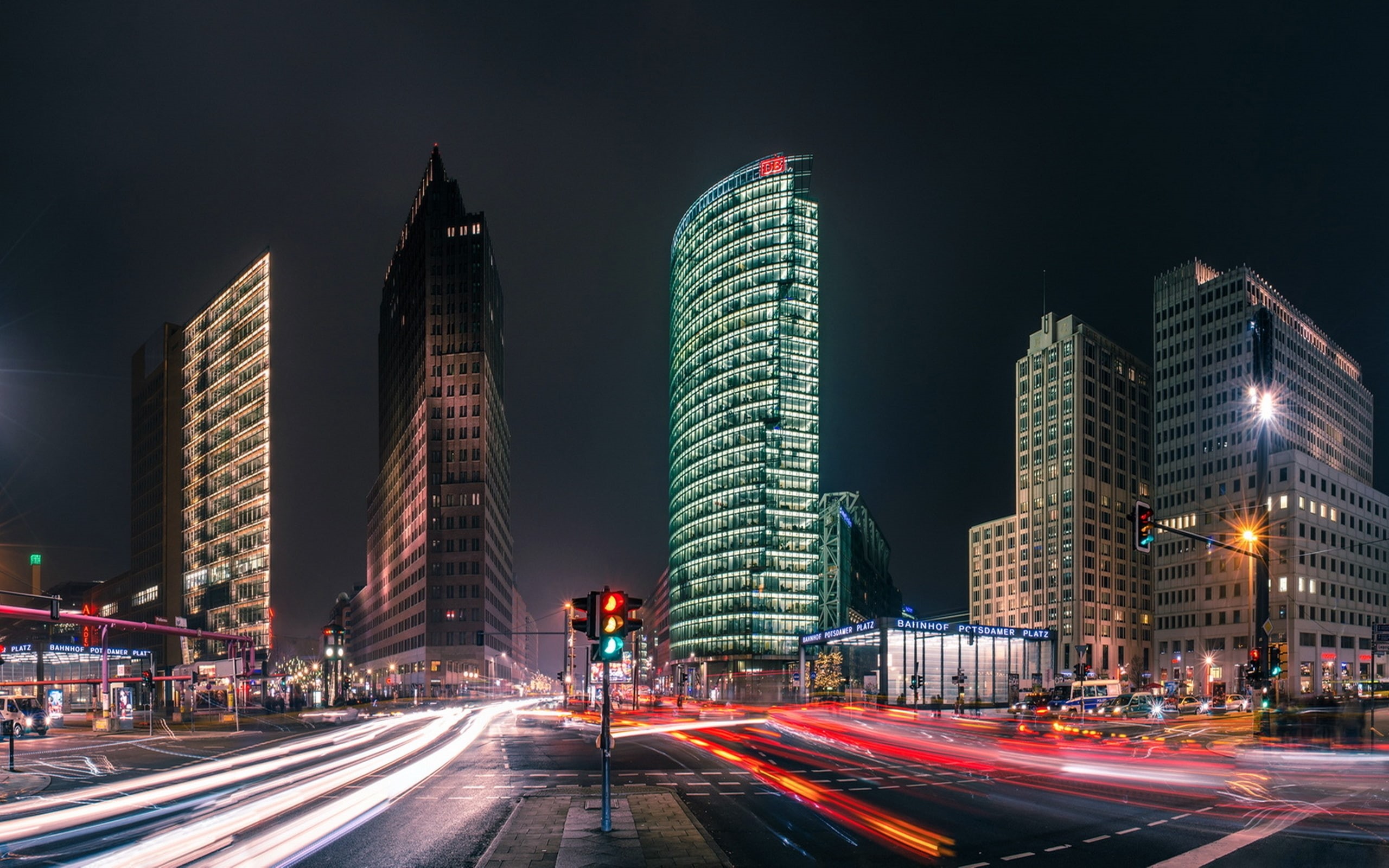 bahnhof, germany, potsdamer, 2K, hd, platz, berlin, desktop, HD Wallpaper