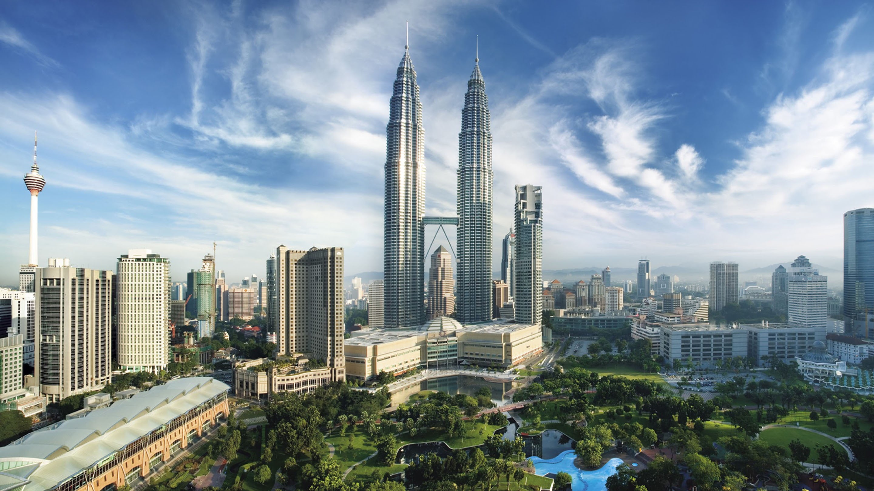 office, desktop, hd, skyscraper, building exterior, lumpur, architecture, sky, tall - high, built structure, kuala, tower, spire, landscape, HD Wallpaper