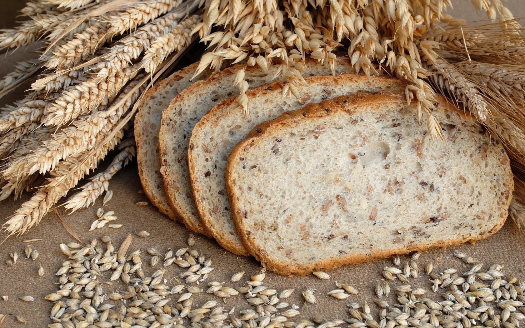 whole, eating, loaf of Bread, rustic, gourmet, slices, rye - Grain, four, harvesting, whole Wheat, breakfast Cereal, crop, barley, food And Drink, brown, HD Wallpaper