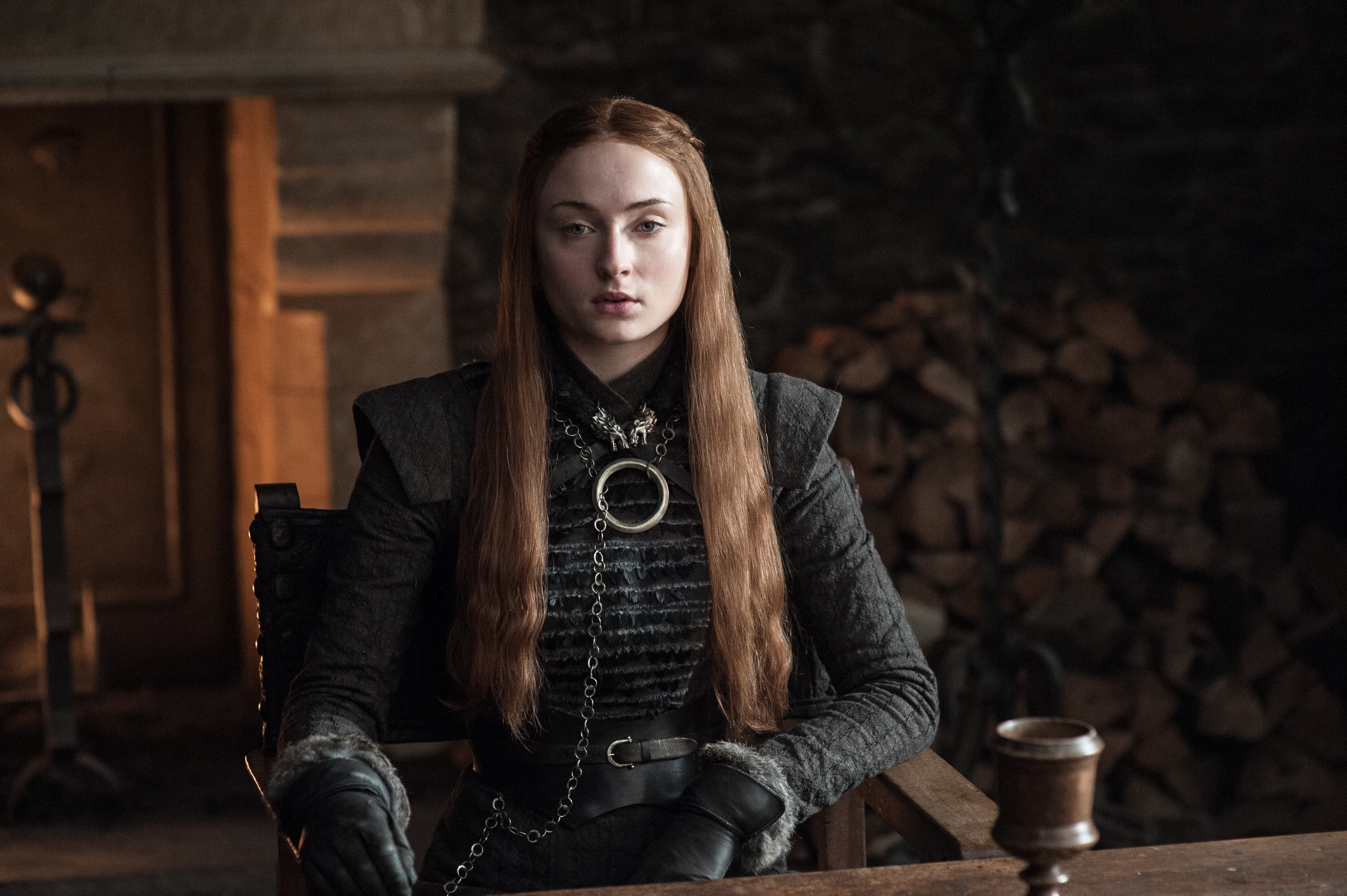 tv series, women, Game of Thrones, Sophie Turner, TV, model, redhead, HBO, Sansa Stark, 4K, HD Wallpaper