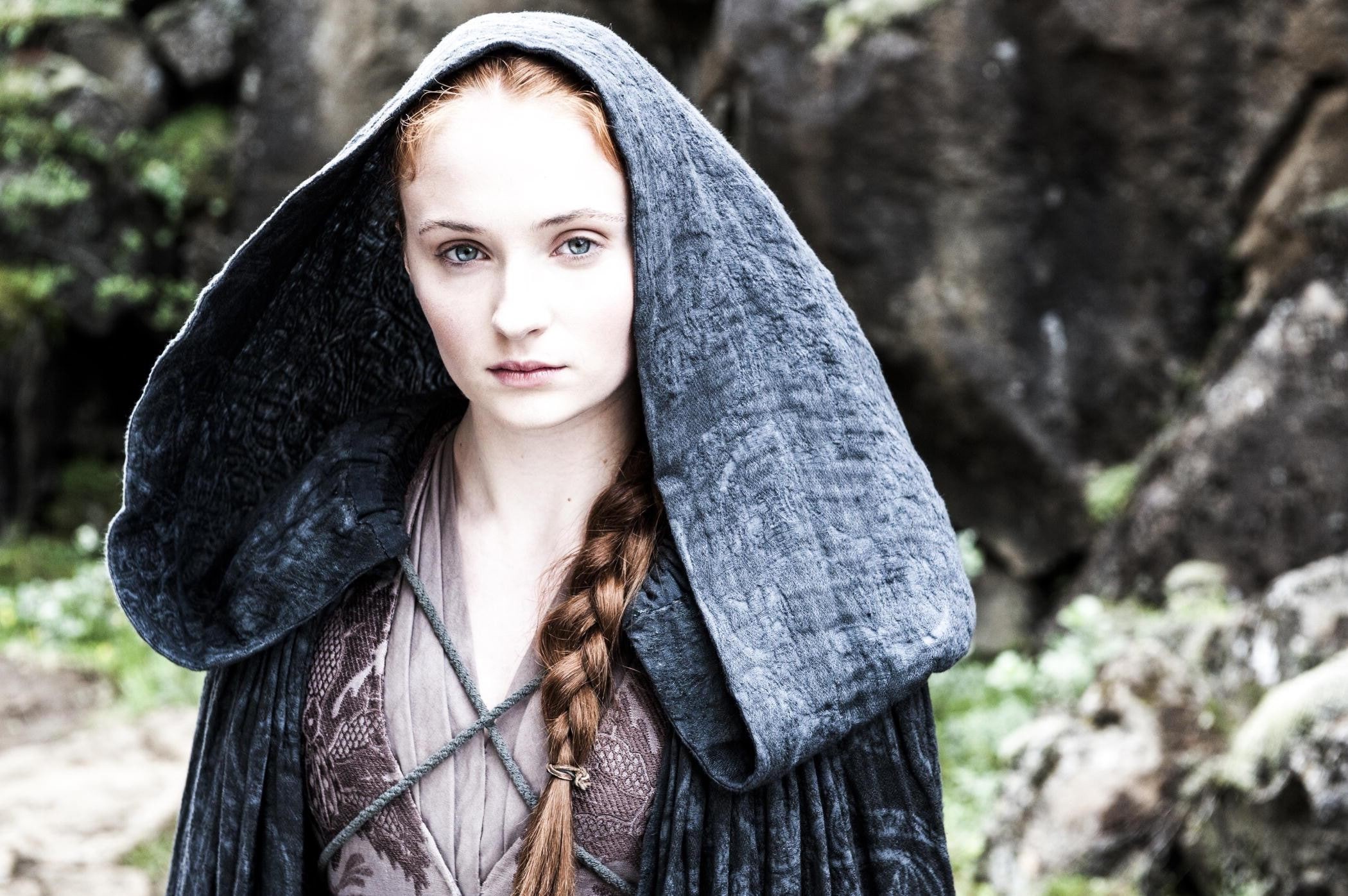 Game of Thrones, lifestyles, actress, Sansa Stark, leisure activity, nature, teenager, long hair, real people, outdoors, portrait, 1080P, beautiful woman, HD Wallpaper