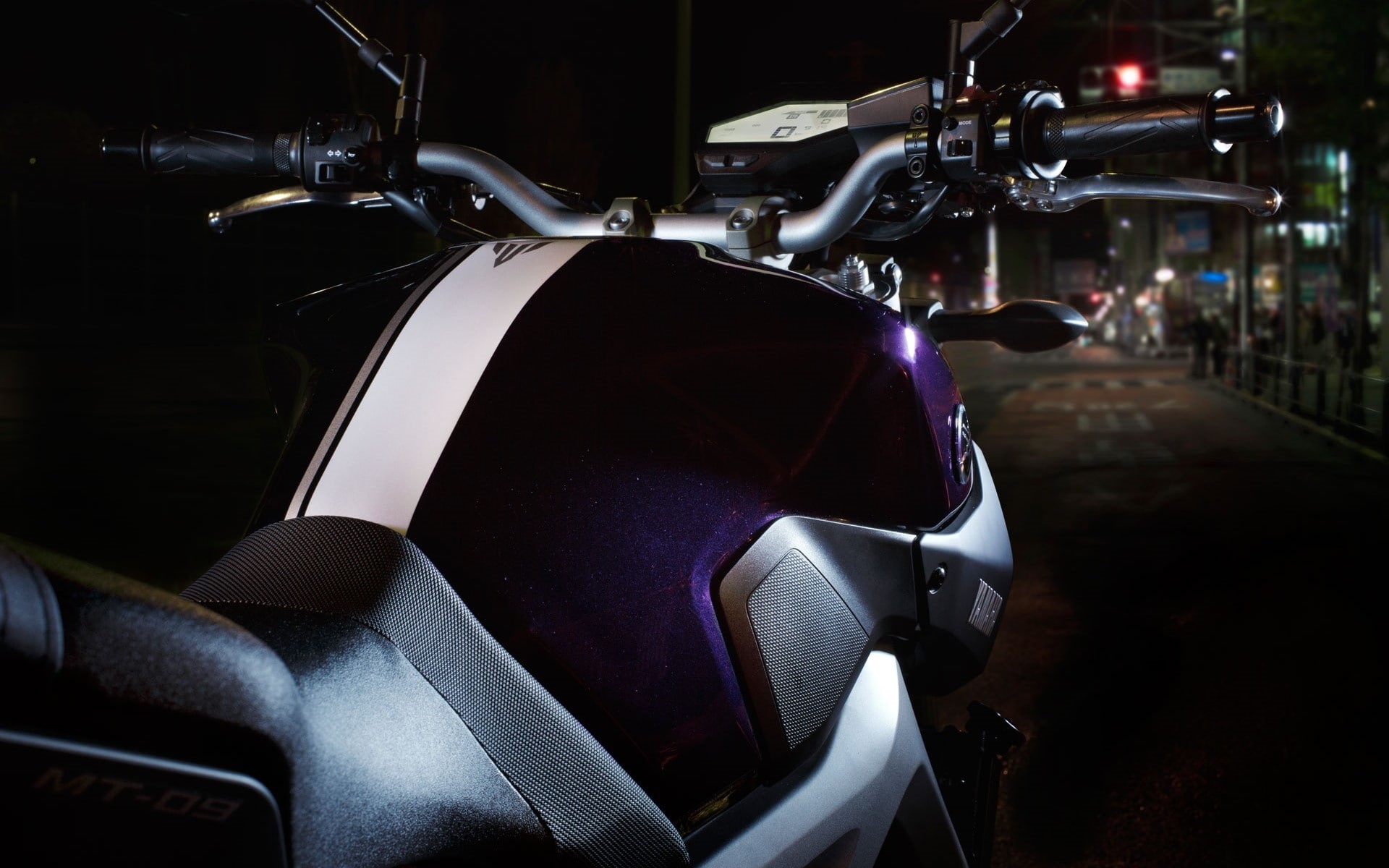 1080P, motorcycle, Yamaha, vehicle, Yamaha MT-09, HD Wallpaper