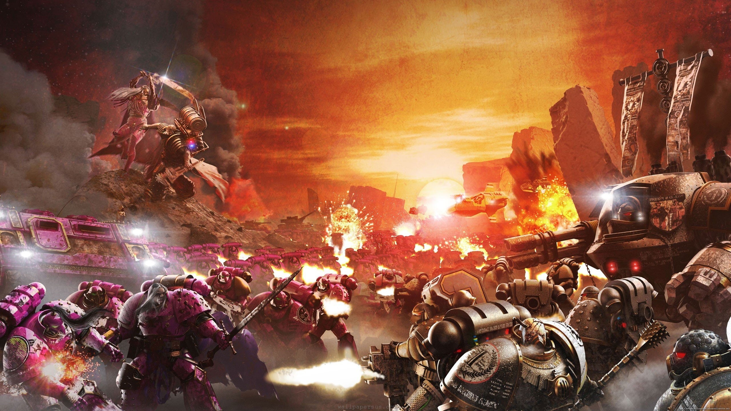 game, board, warhammer, heresy, 2K, horus, sci fi, 40k, HD Wallpaper