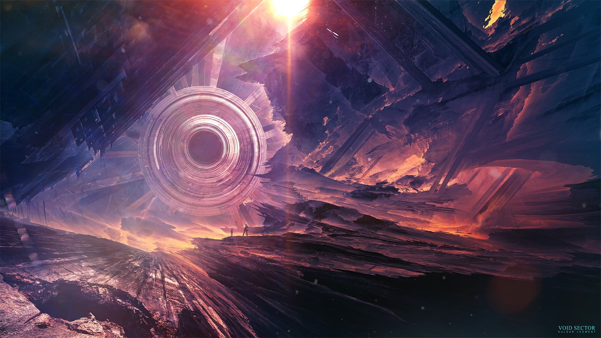 no people, illuminated, shape, spiral, futuristic, glowing, lens flare, abstract, science fiction, outdoors, light - Natural Phenomenon, surreal, screenshot, HD Wallpaper