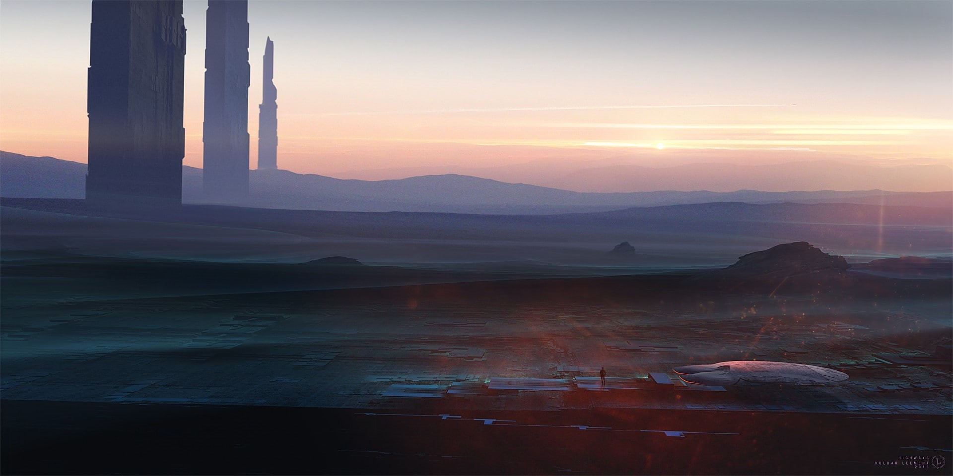 science fiction, Kuldar Leement, 1080P, HD Wallpaper