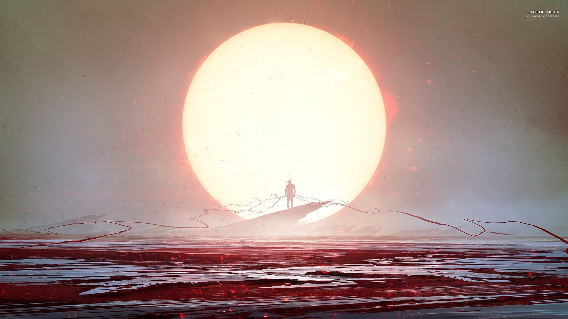 Kuldar Leement, 1080P, anime, Sun, HD Wallpaper