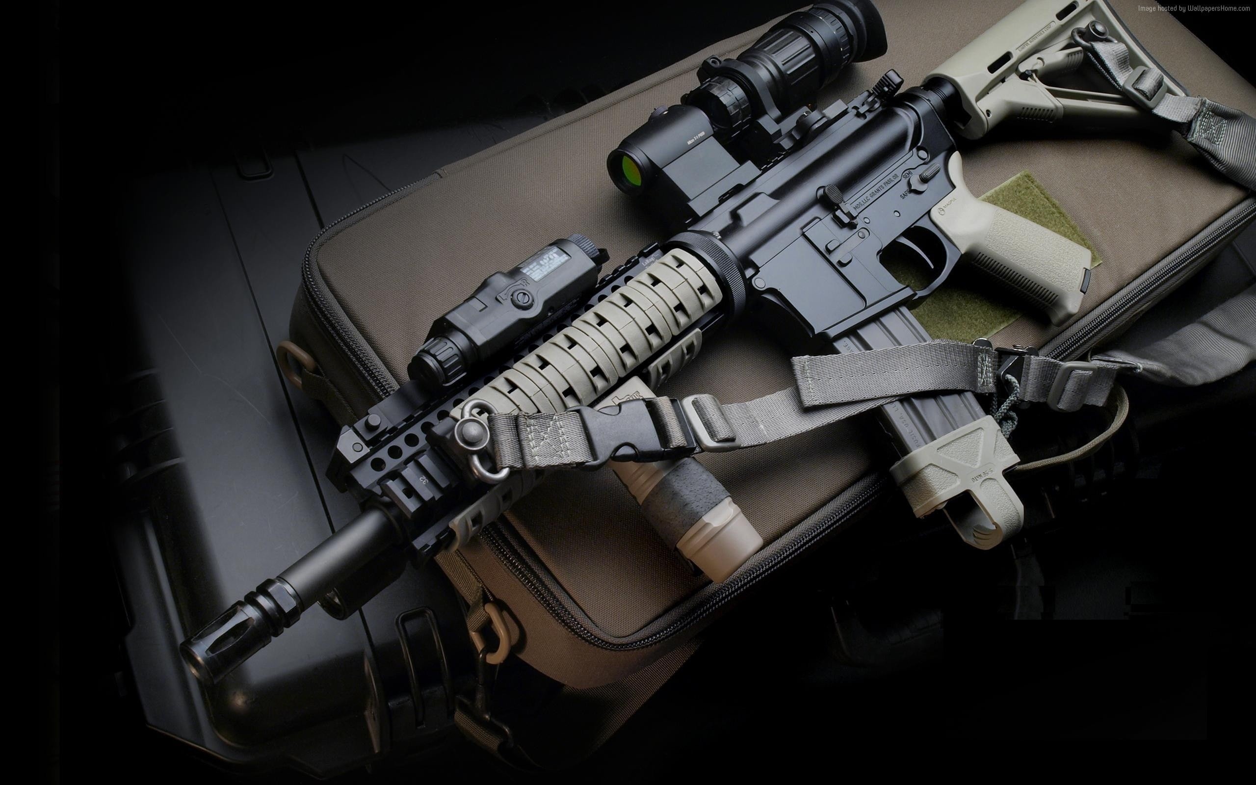 assault rifle, M4 Carbin, 2K, HD Wallpaper