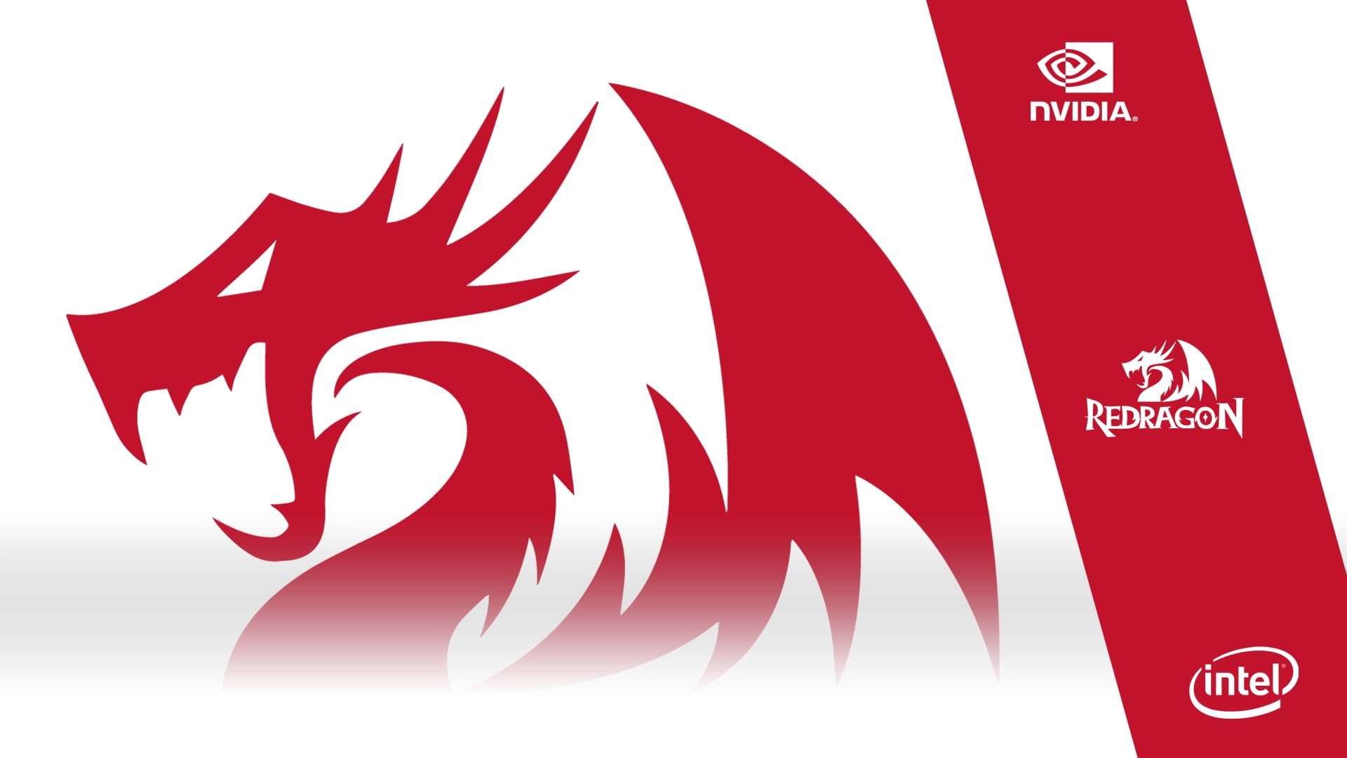 Nvidia, redragon, 1080P, custom, Photoshop, PC gaming, Intel, HD Wallpaper