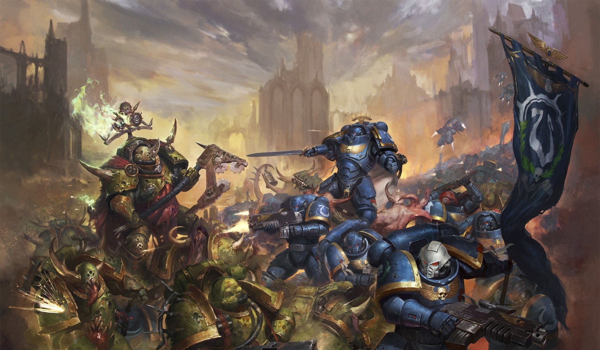 Dark Imperium, 1080P, Box Cover, Warhammer 40 000, HD Wallpaper