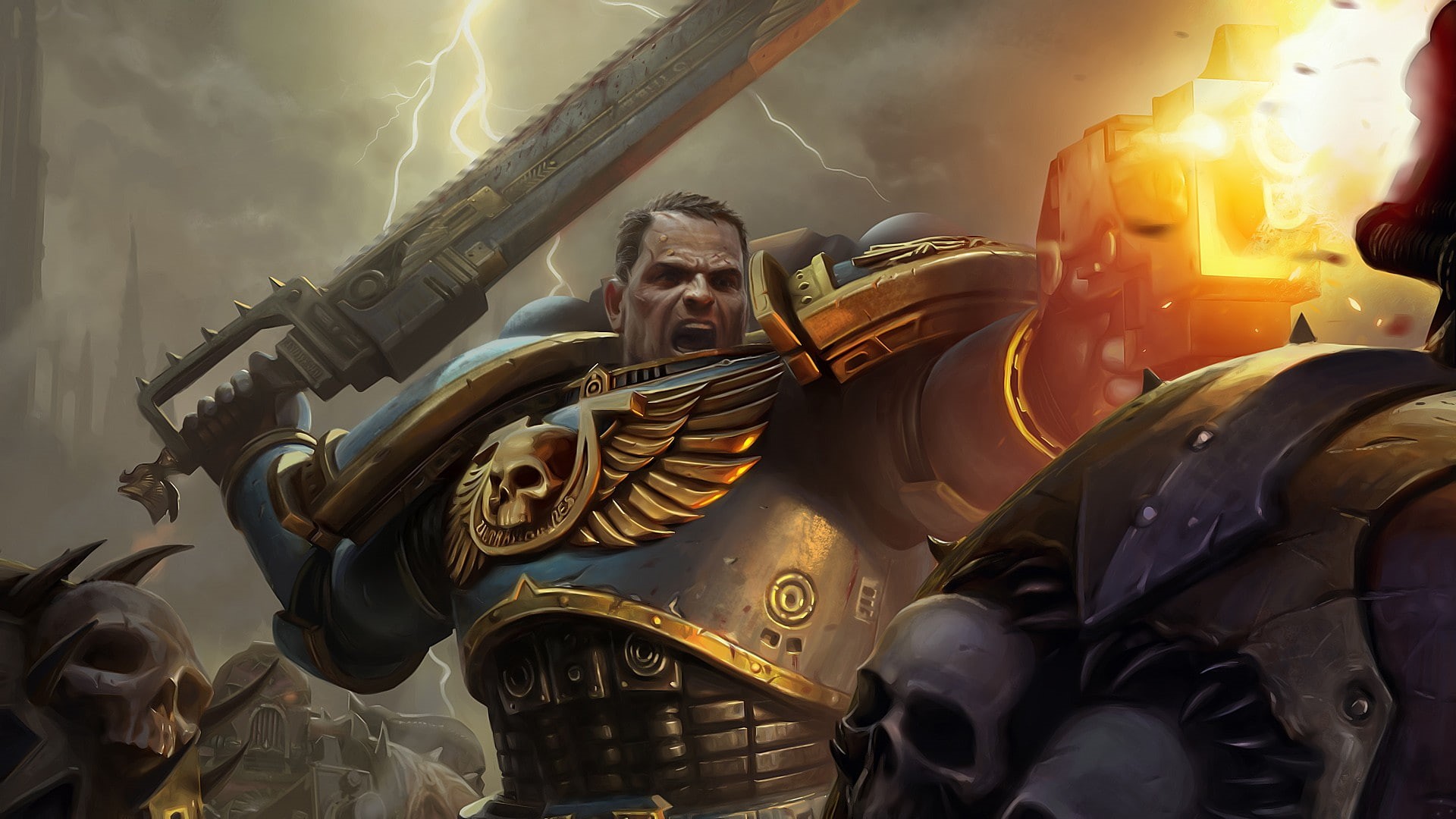 titus, legends, video games, k, warhammer, marines, captain, hd, 1080P, space, league, 40k, garen, HD Wallpaper