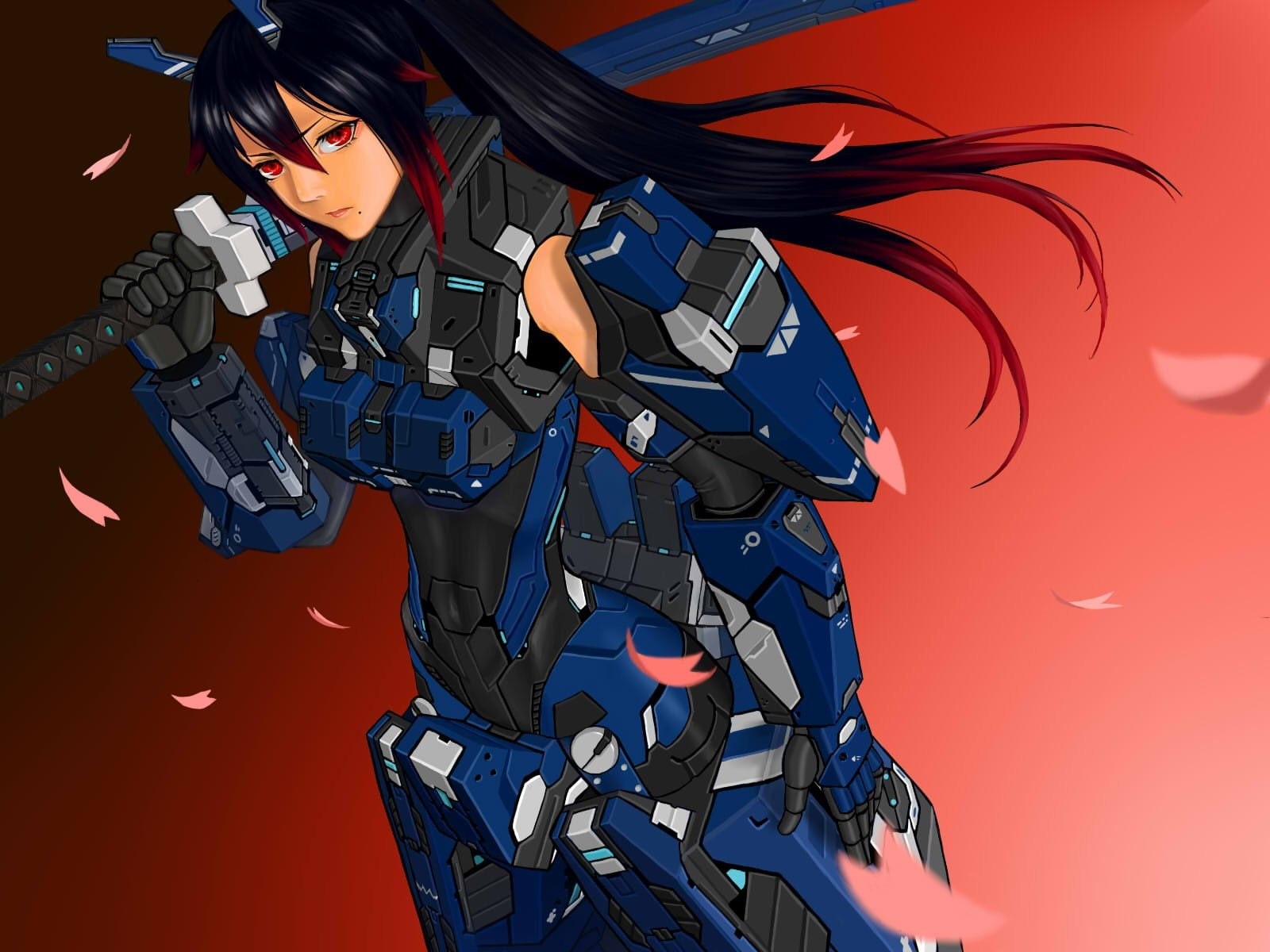 cosmic, break, musume, mecha, girls, anime, 720P, HD Wallpaper