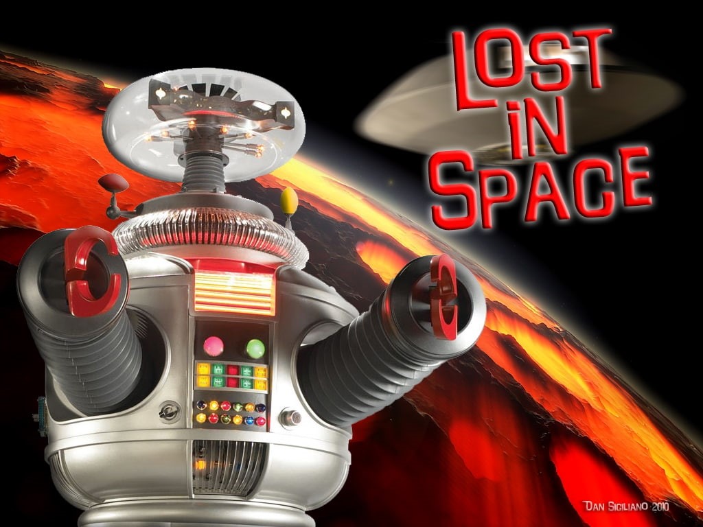 Space, lost, Robot, series, planet, art, tv, 480P, hd, entertainment, HD Wallpaper