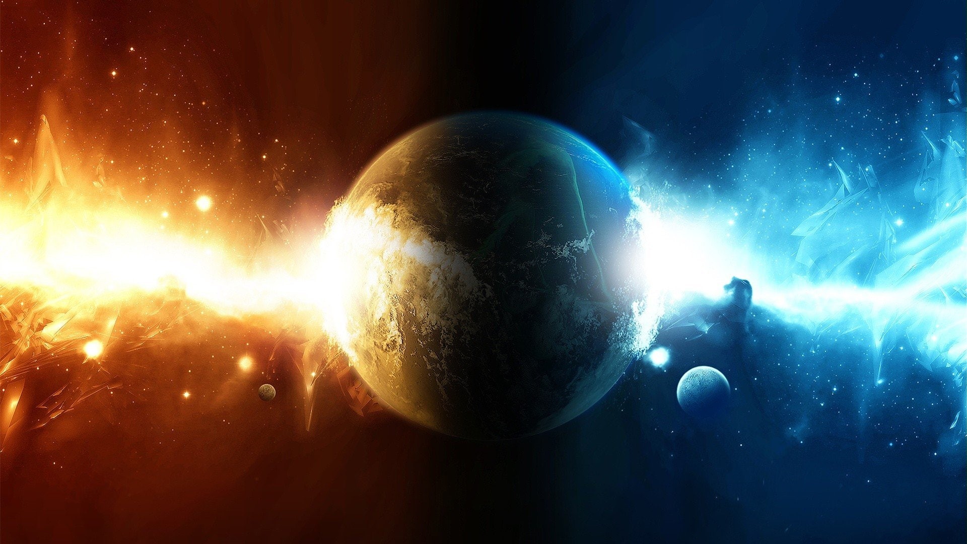 kratos, unicorns, Space, hd, games, 1920x1080 px, planets, horses, digital, 1080P, artwork, x, art, video, outer, px, HD Wallpaper