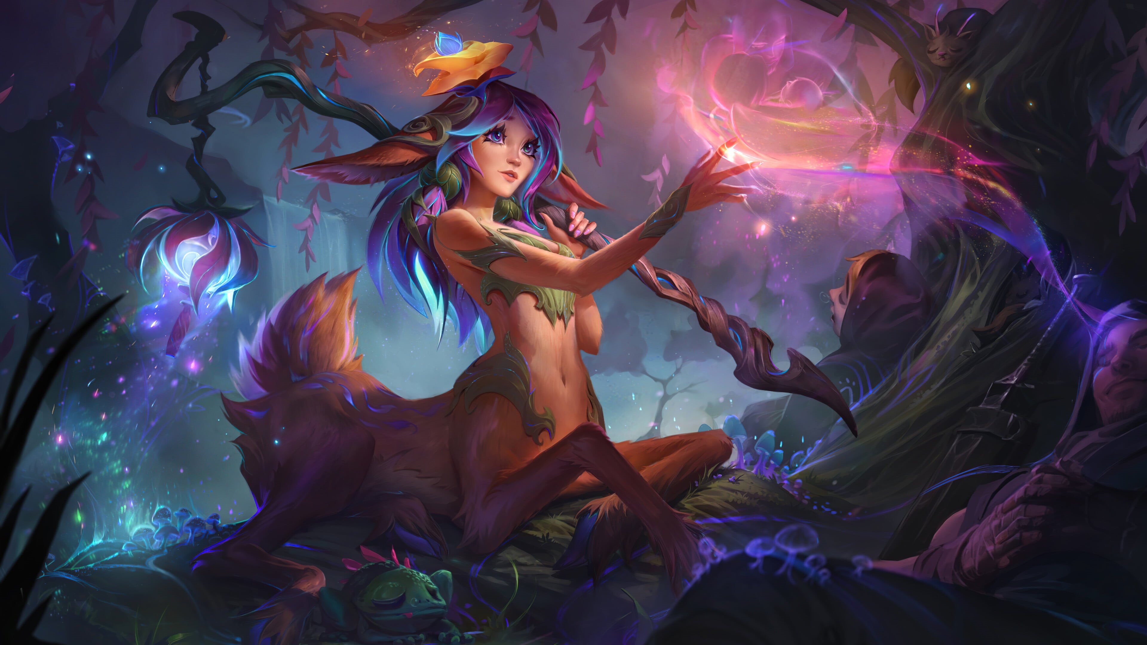 Riot Games, lillia (leauge of legends), 4K, League of Legends, lillia, HD Wallpaper