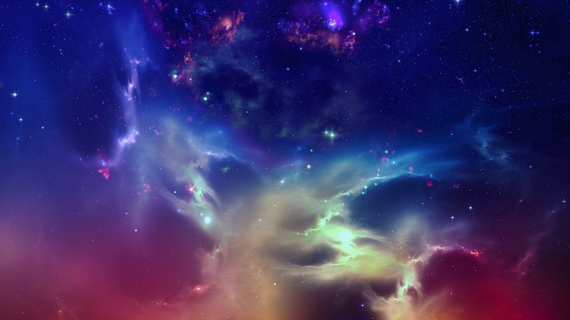 cloud - Sky, dark, astrology, abstract, space Exploration, beauty in nature, light, scenics - nature, constellation, galaxy, illustration, fantasy, purple, HD Wallpaper