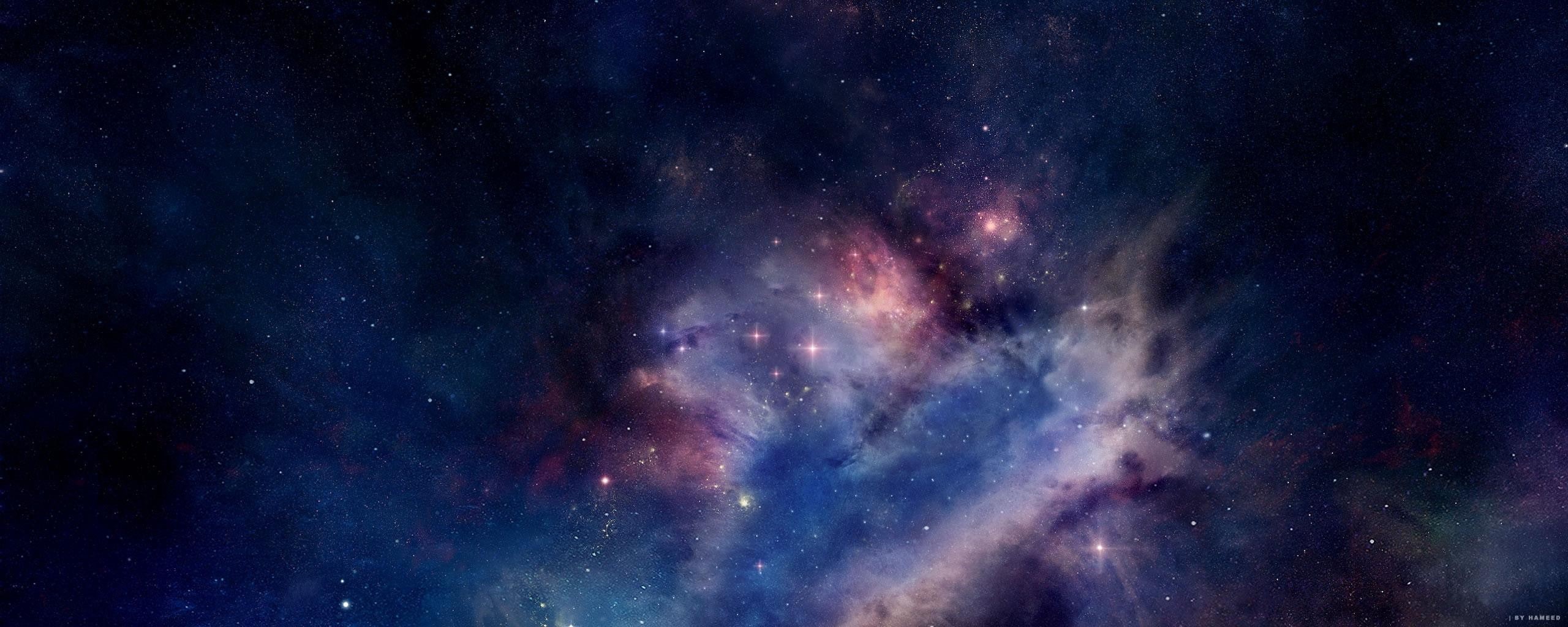 outer, nebulae, multicolor, space, 2K, dust, cosmic, stars, HD Wallpaper