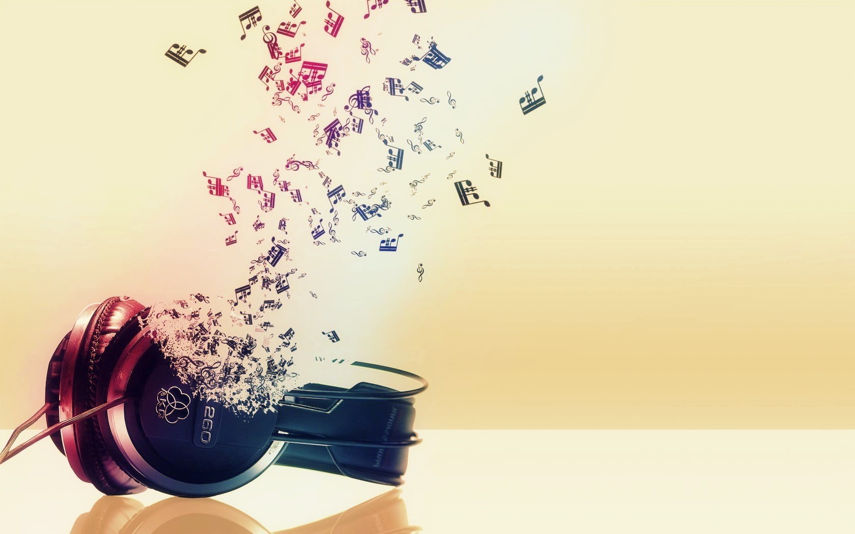 architecture, clear sky, music, headphones, sky, mid-air, nature, still life, table, indoors, motion, flying, large group of objects, copy space, bird, HD Wallpaper