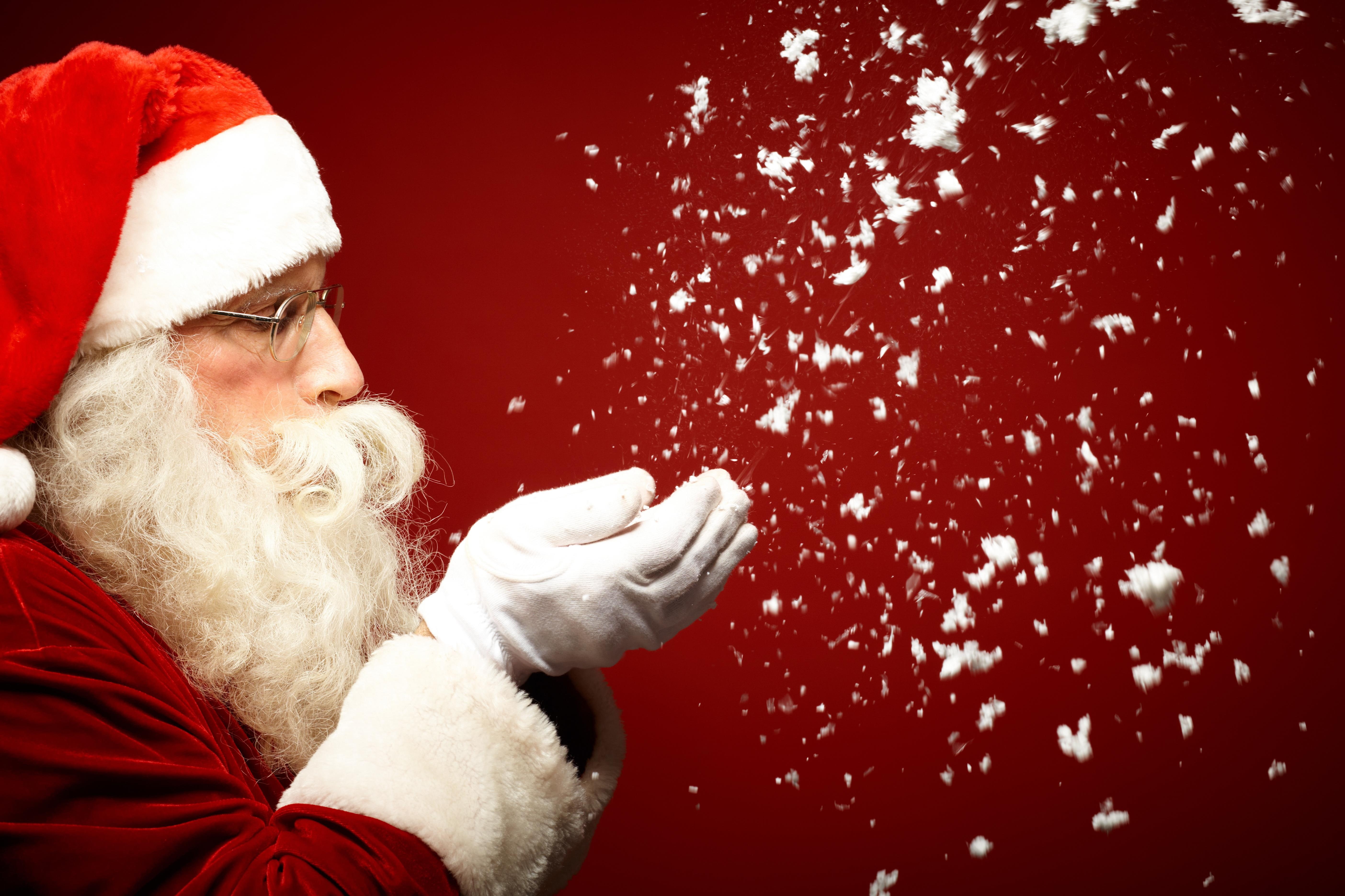 cotton, beard, 5K, cap, claus, santa, new years, santa claus, years, glasses, new, HD Wallpaper