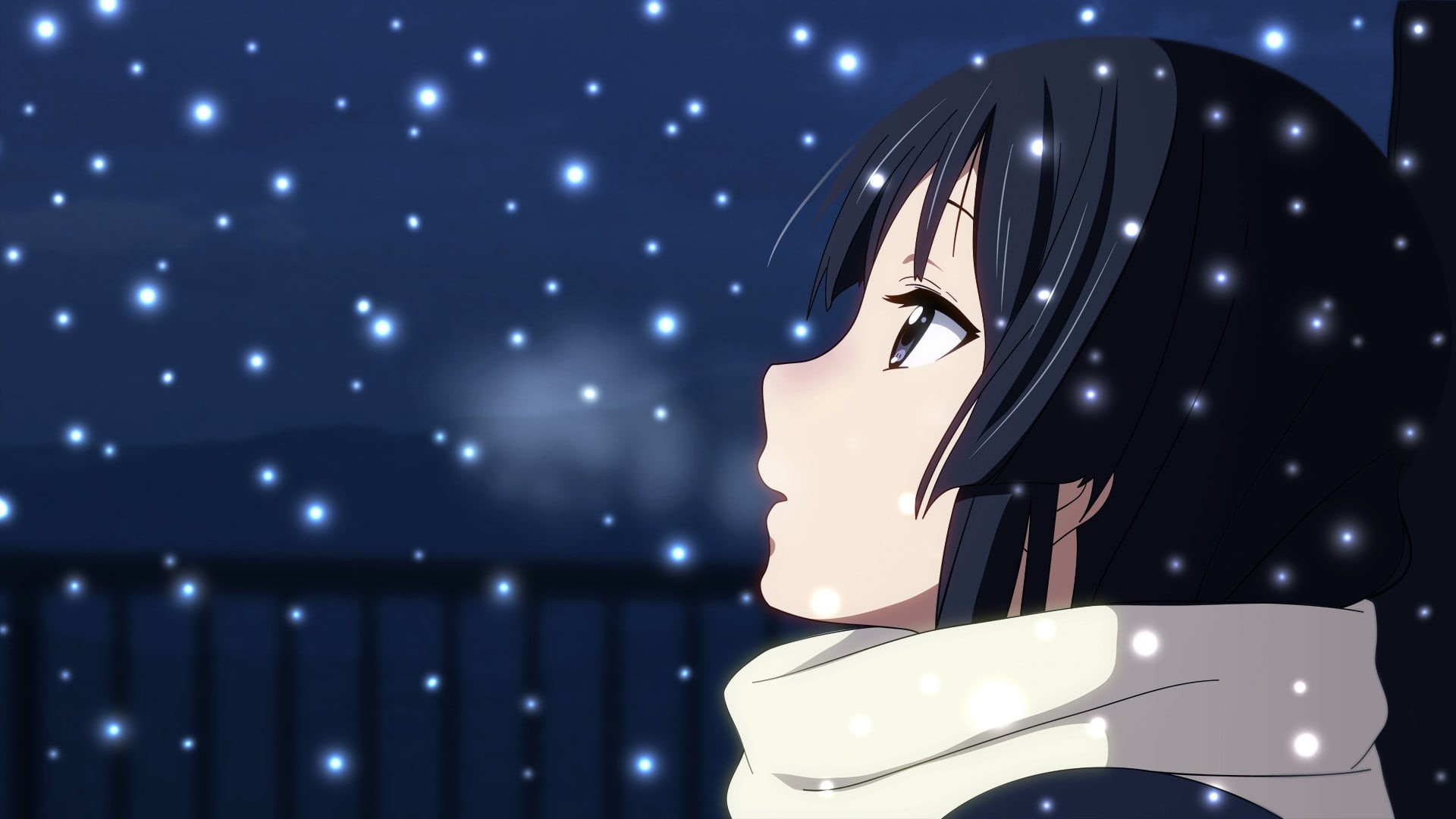 1080P, low angle view, lighting equipment, K-ON!, arts culture and entertainment, Akiyama Mio, close-up, black, design, representation, single object, HD Wallpaper
