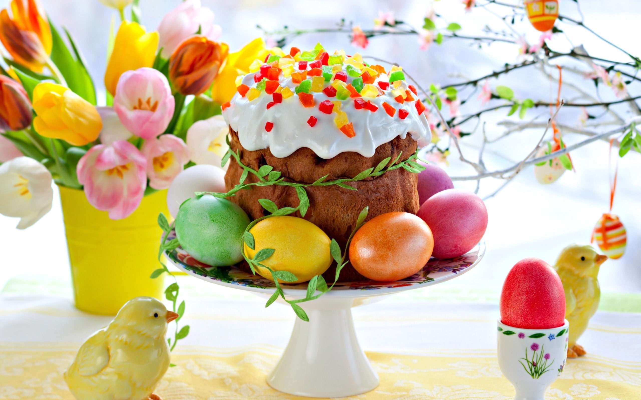 gummy, eggs, 2K, cupcake, cake, celebration, passover, springkles, HD Wallpaper