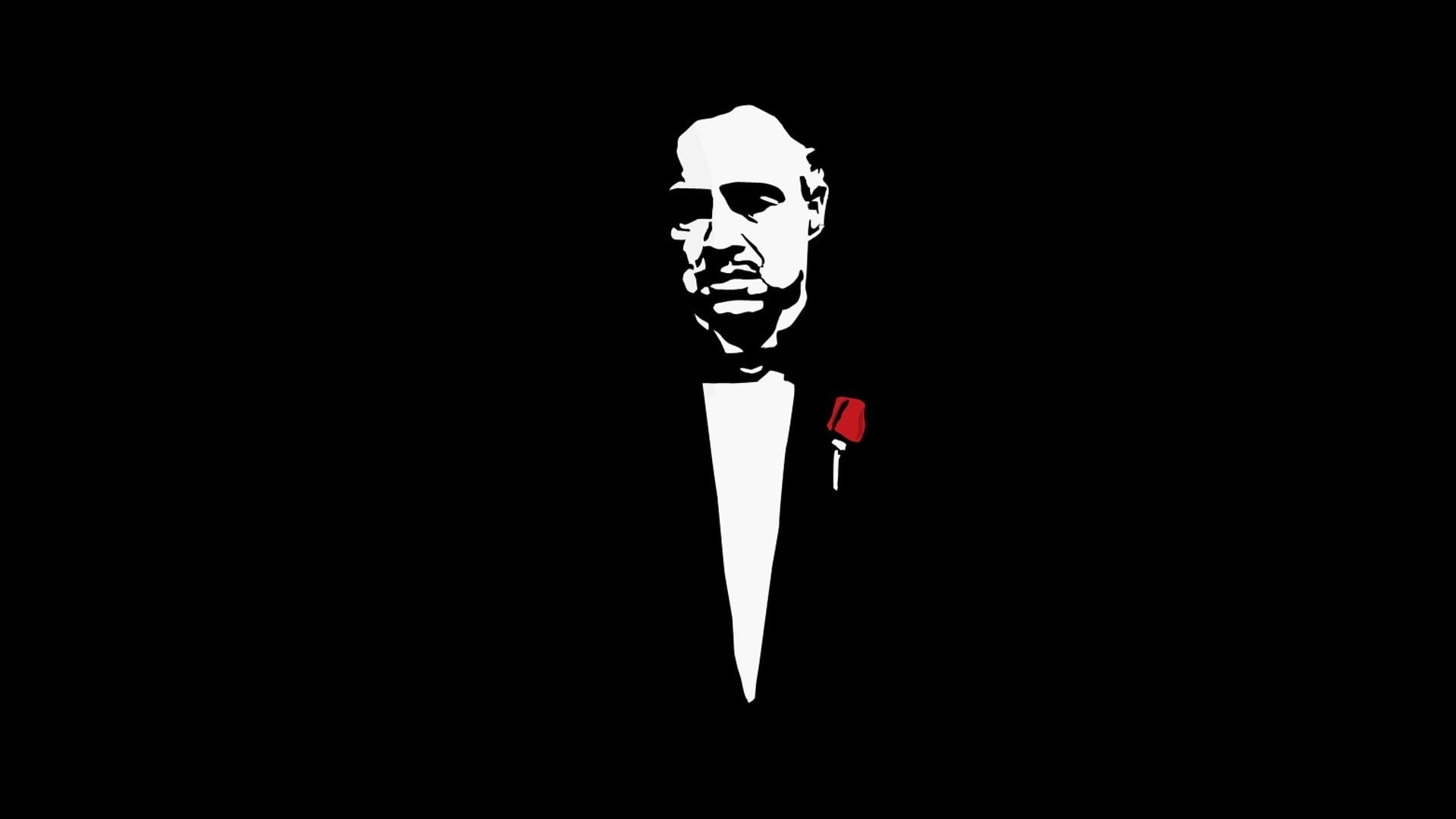 suit, Movie, stencil, photo, man, The Godfather, 1080P, jacket, HD Wallpaper