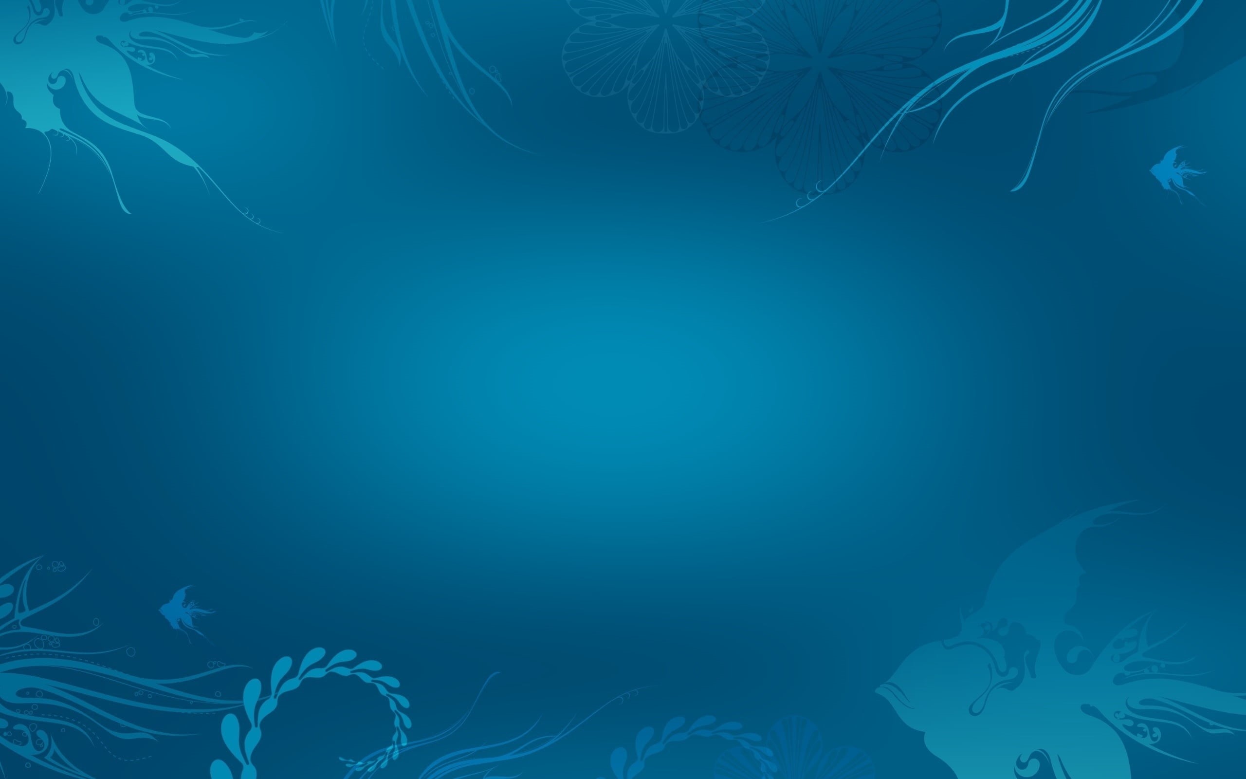 animal themes, no people, sea, cold temperature, jellyfish, design, swimming, decoration, ornate, computer Graphic, design Element, elegance, blue background, HD Wallpaper