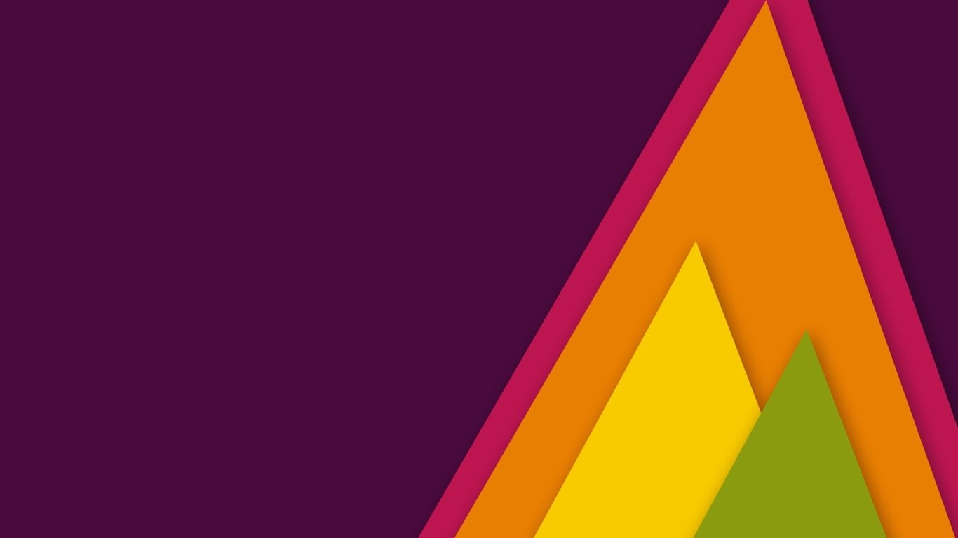 copy space, digital art, abstract, triangle shape, studio shot, pyramid, pattern, vibrant color, green, multi colored, pink color, 720P, no people, HD Wallpaper
