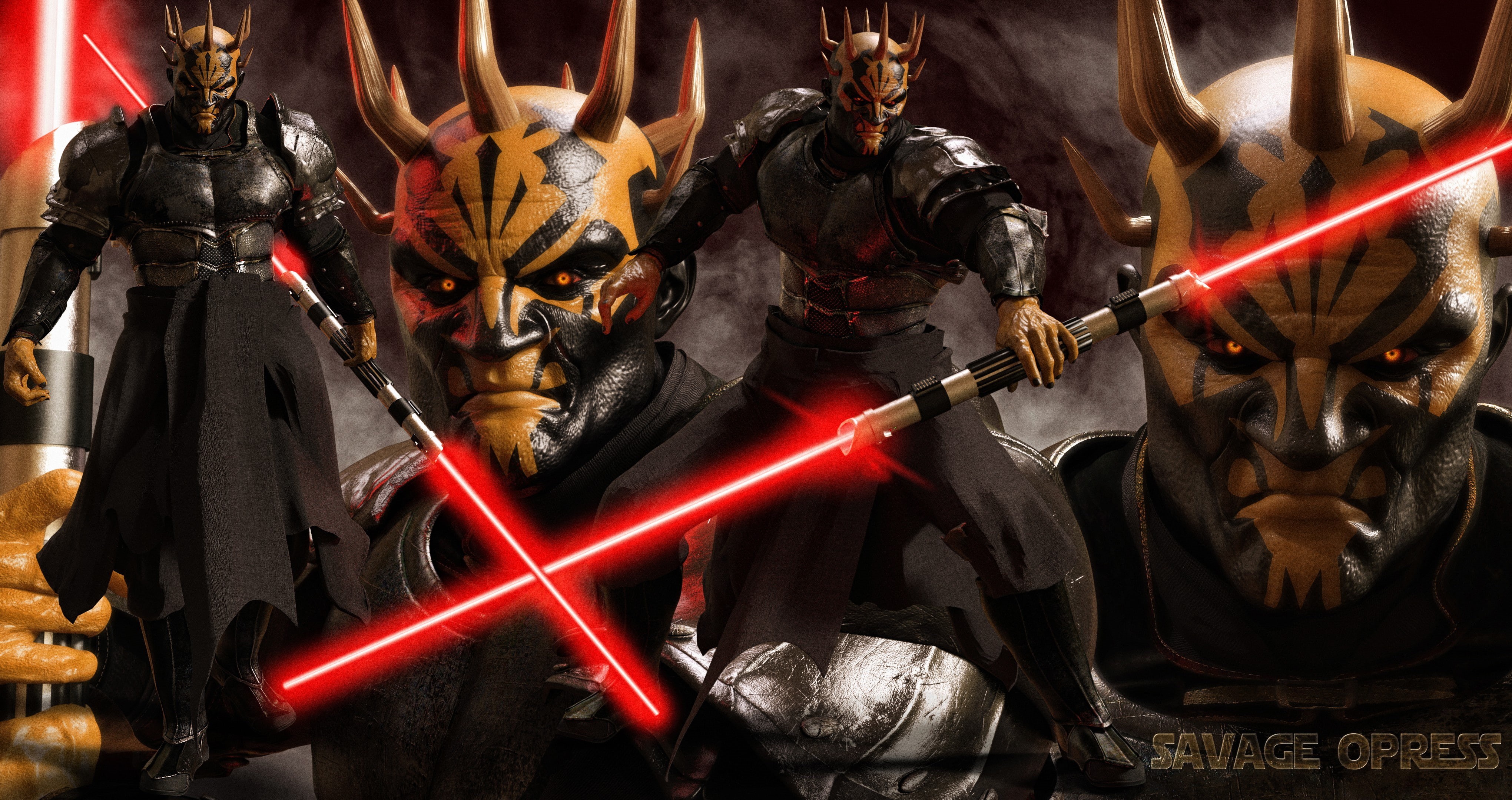 armor, Star Wars, sith, 4K, Savage Opress, HD Wallpaper